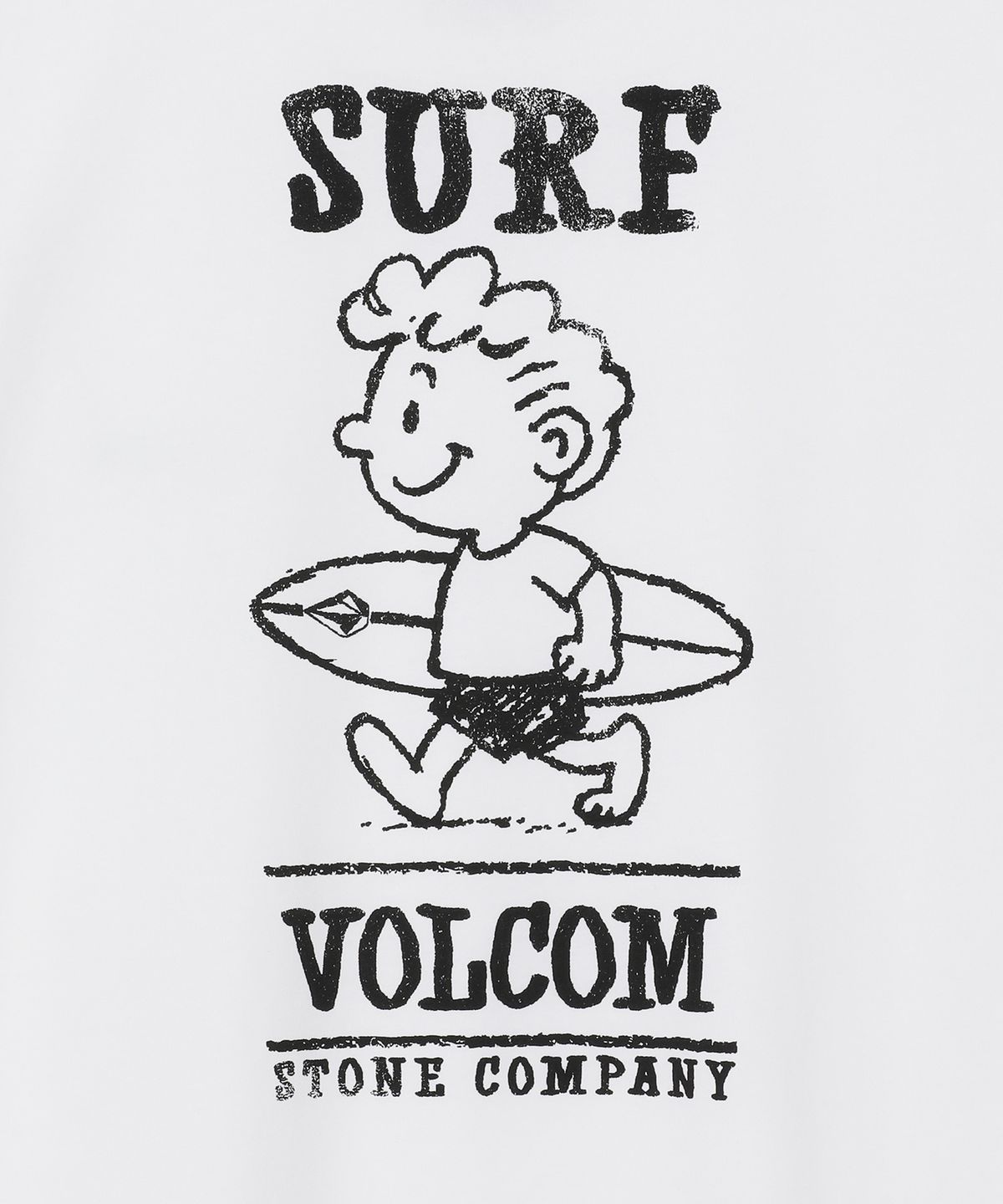 볼컴(VOLCOM) 서프버디 오버핏 반팔티(화이트)