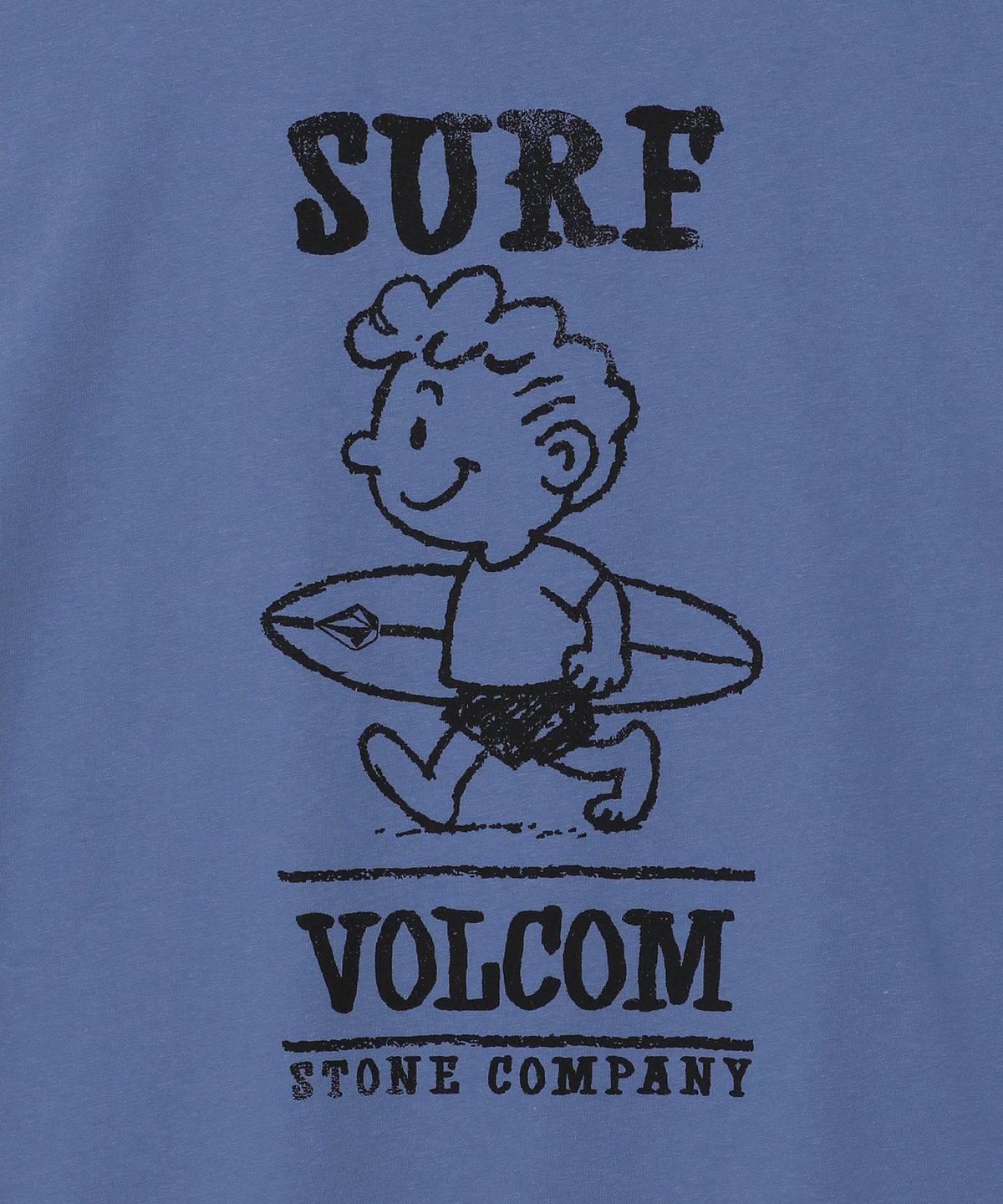 볼컴(VOLCOM) 서프버디 오버핏 반팔티(빈티지 블루)