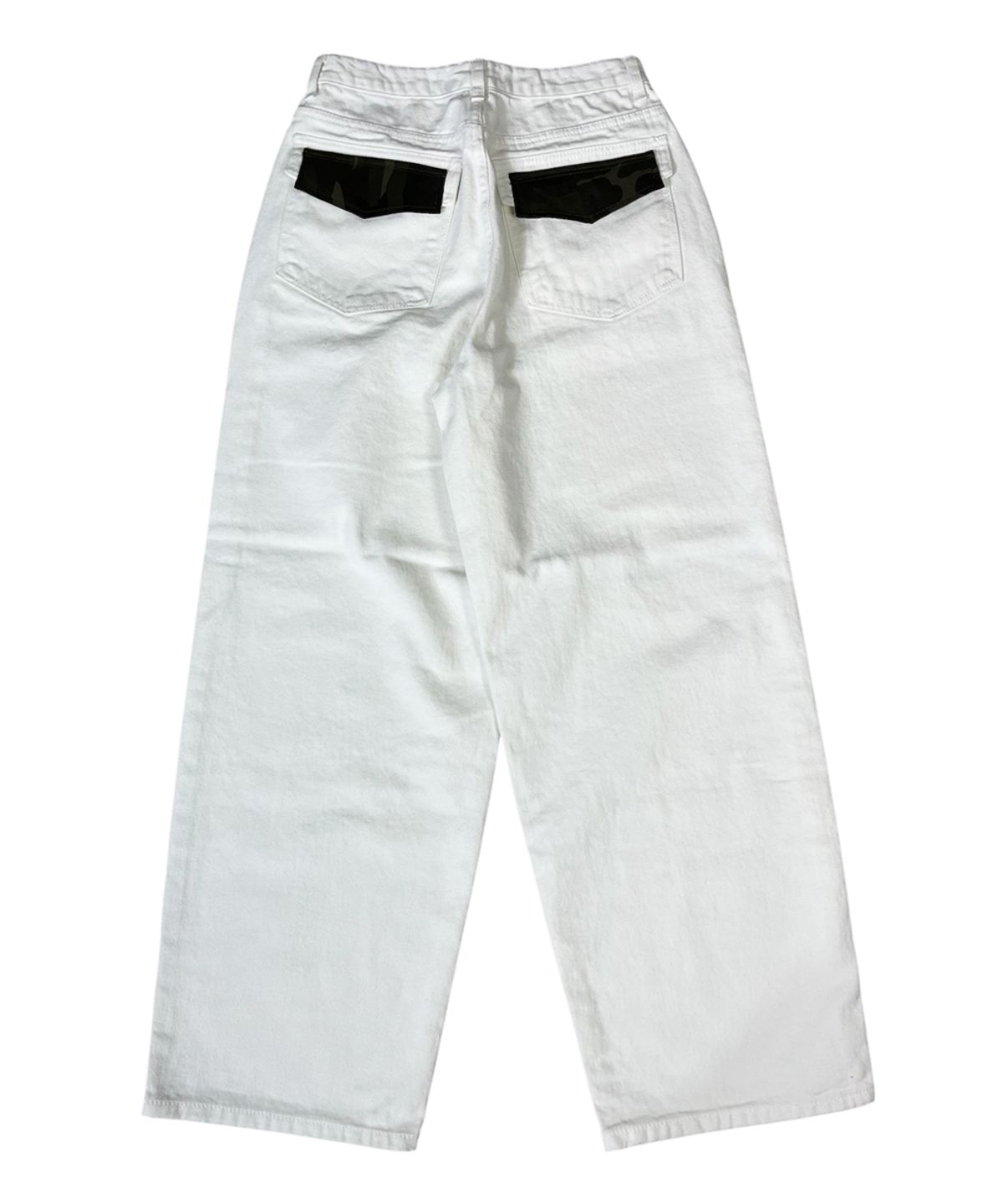 스케이터락(SK8ER ROCK) Camo Flap Ivory Curved Jeans