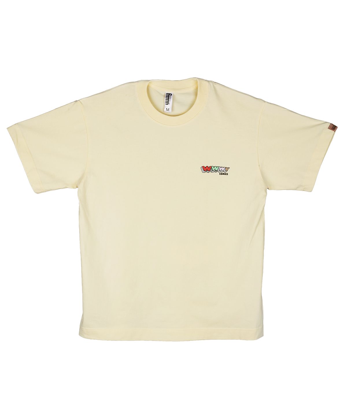 따따따와(WWWY) [WWWY]따따따와 코믹스 그래픽 오버핏 반팔 티셔츠(2colors)