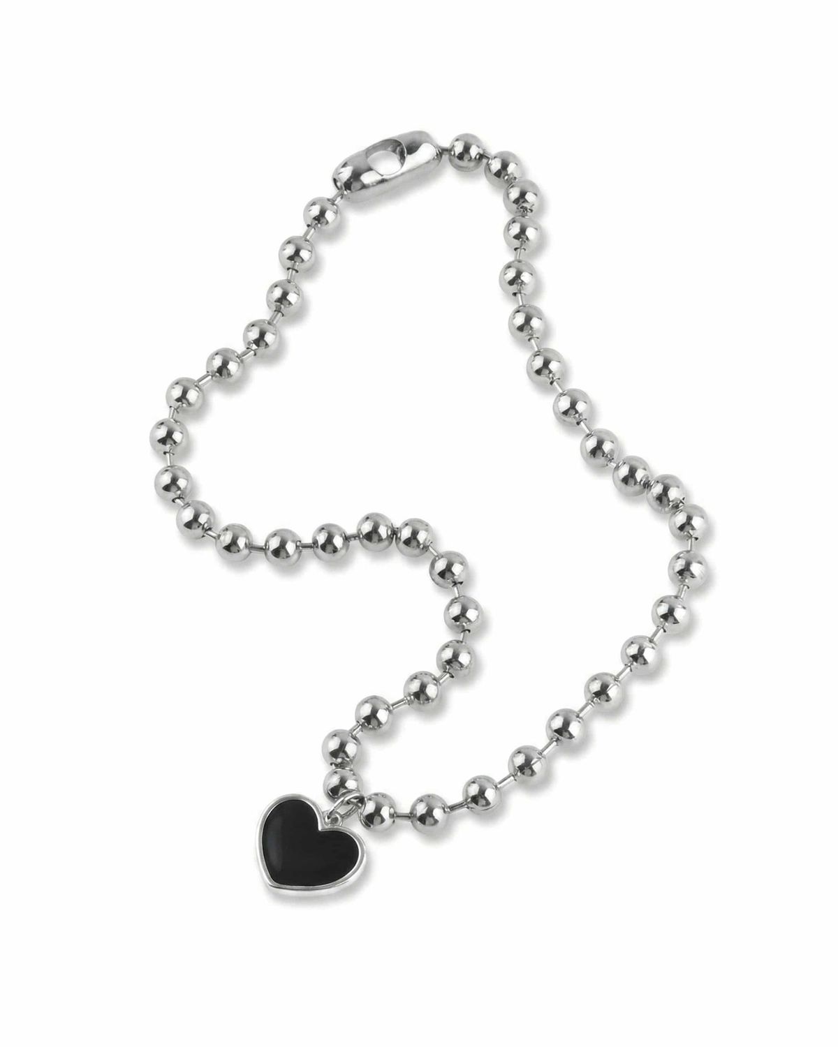 논논(NONENON) BIG BLACK LOVE NEC SILVER925