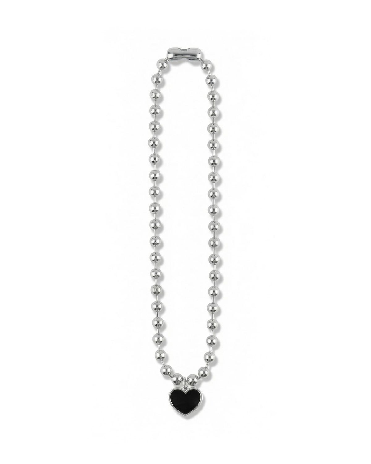 논논(NONENON) BIG BLACK LOVE NEC SILVER925
