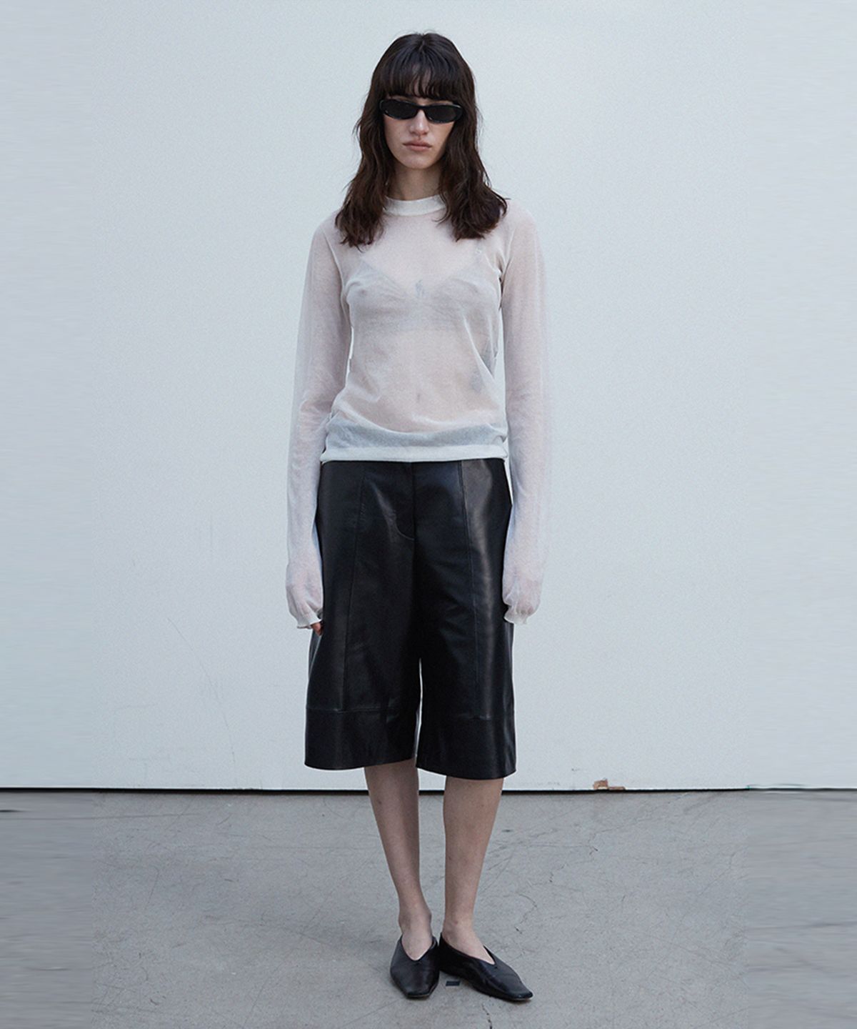 베르데마르(VERDEMAR) 26SS Lambskin Bermuda Pants