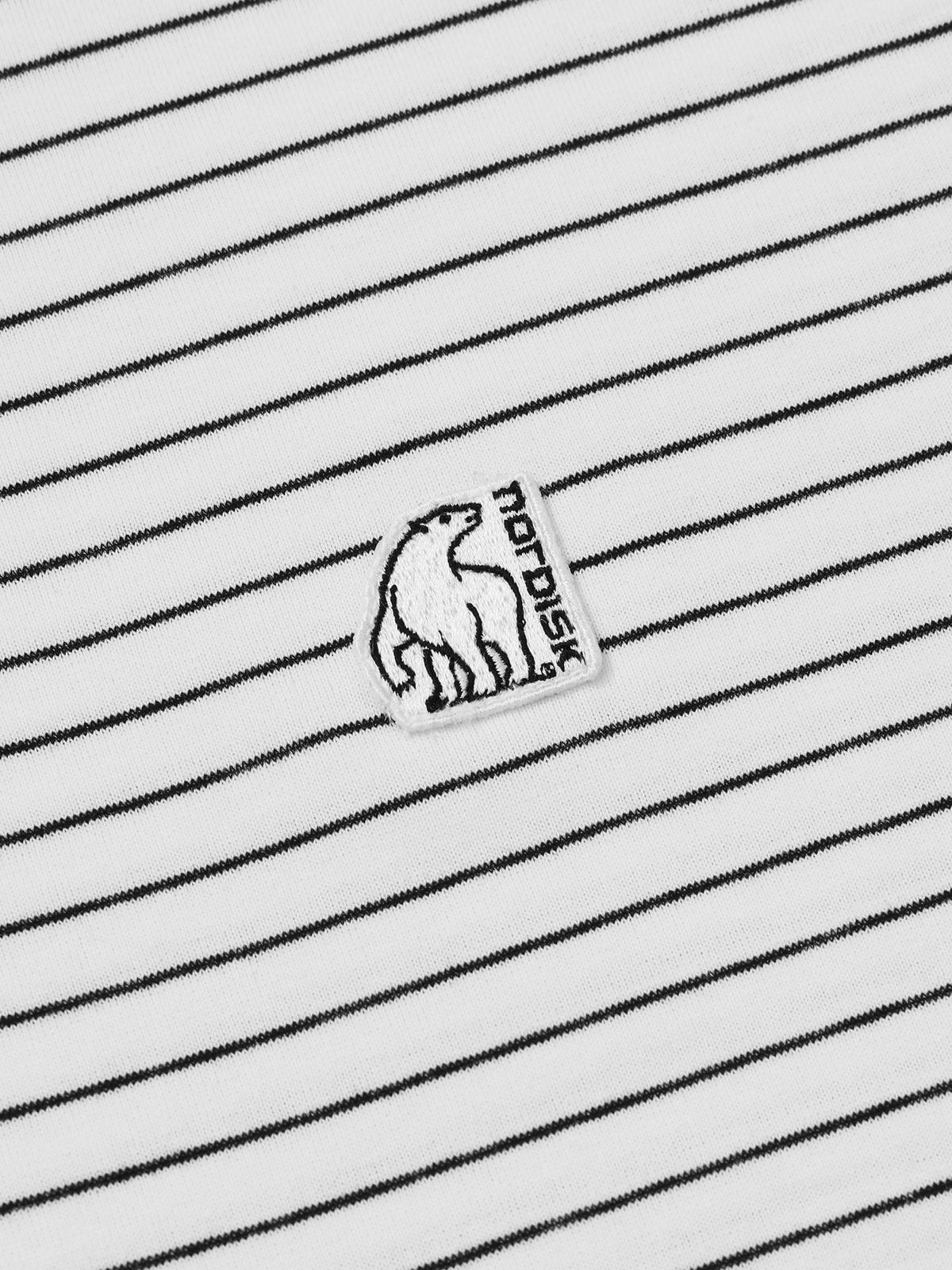 노르디스크(NORDISK) 스트라이프 반팔 티셔츠 - W_Black