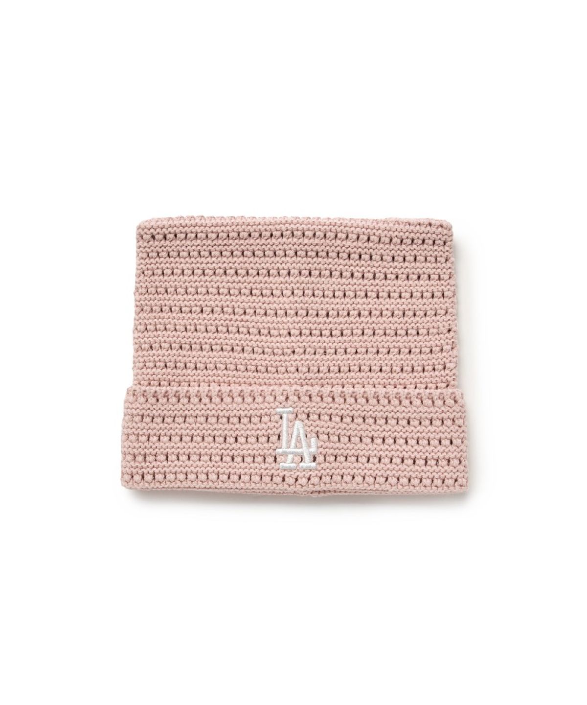 엠엘비 키즈(MLB KIDS) 미야옹 크로셰 비니 LA (Ptn.Coral)