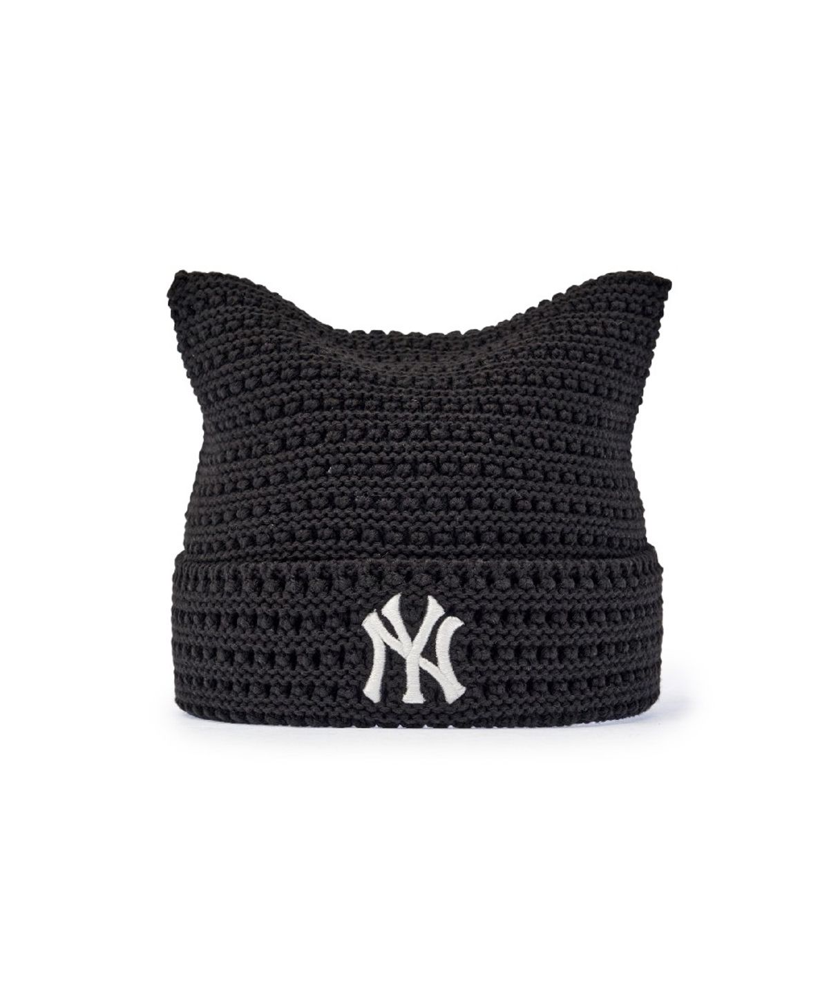 엠엘비 키즈(MLB KIDS) 미야옹 크로셰 비니 NY (Black)