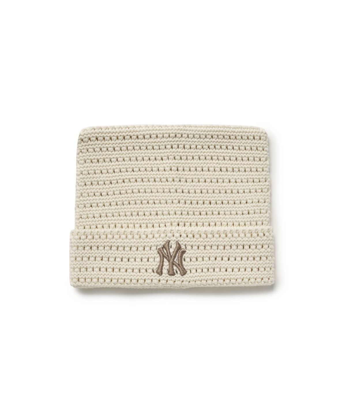 엠엘비 키즈(MLB KIDS) 미야옹 크로셰 비니 NY (Cream)