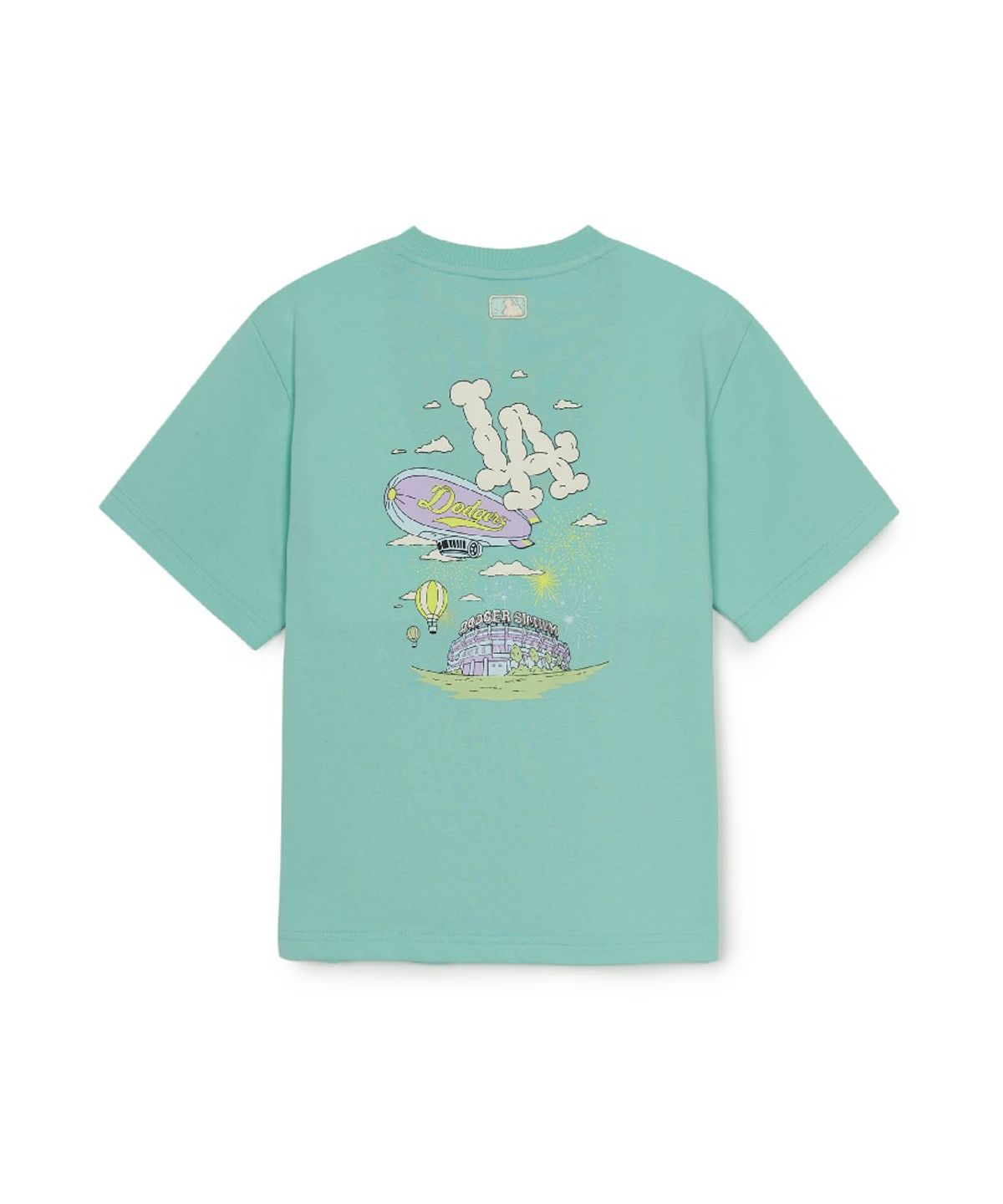엠엘비 키즈(MLB KIDS) 스포티브 썸머 구름 아트웍 티셔츠 LA (Mint)