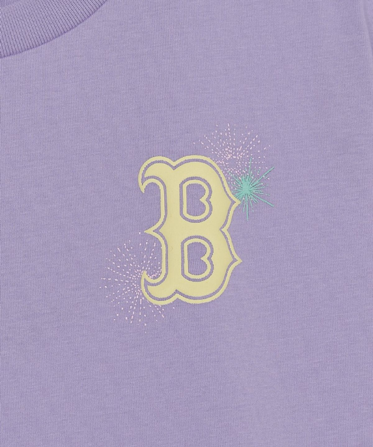 엠엘비 키즈(MLB KIDS) 스포티브 썸머 구름 아트웍 티셔츠 BOS (L.Lavender)