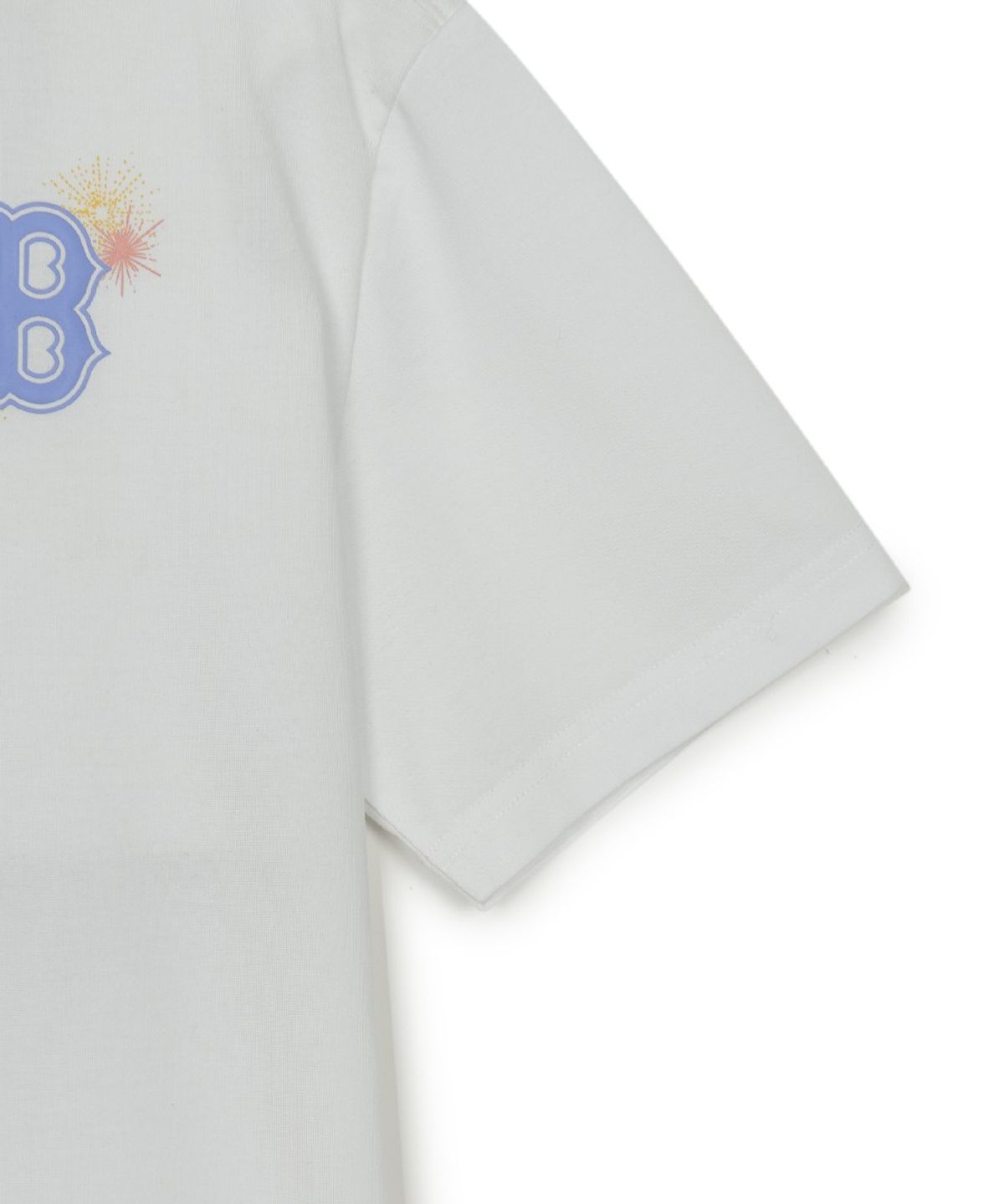 엠엘비 키즈(MLB KIDS) 스포티브 썸머 구름 아트웍 티셔츠 BOS (White)