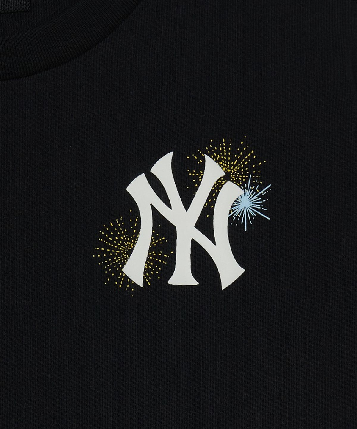 엠엘비 키즈(MLB KIDS) 스포티브 썸머 구름 아트웍 티셔츠 NY (Black)