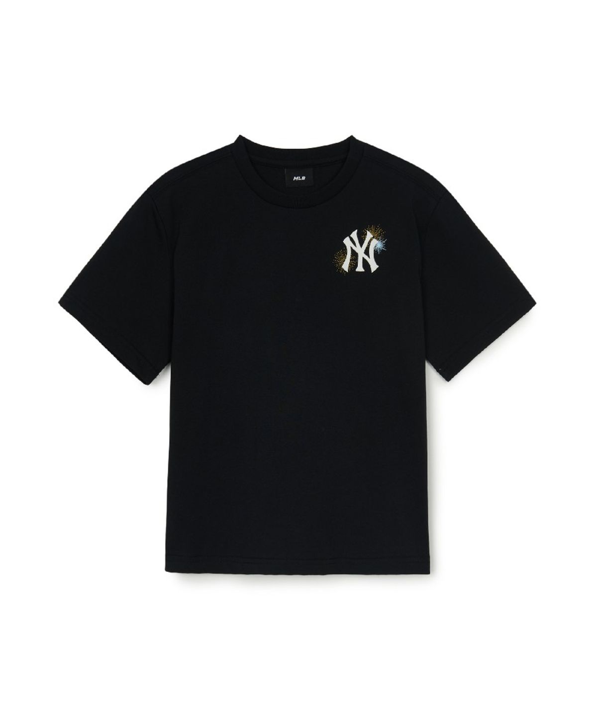 엠엘비 키즈(MLB KIDS) 스포티브 썸머 구름 아트웍 티셔츠 NY (Black)