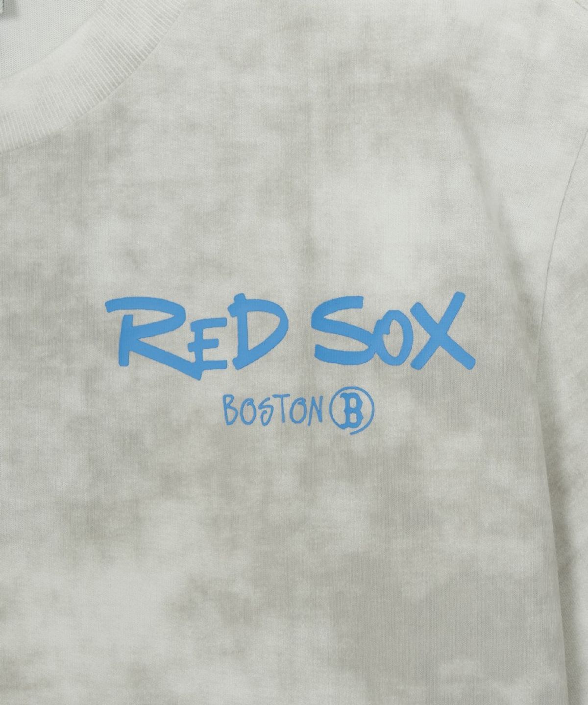 엠엘비 키즈(MLB KIDS) 스트릿 바크&바니 타이다이 DTP 티셔츠 BOS (Ivory)