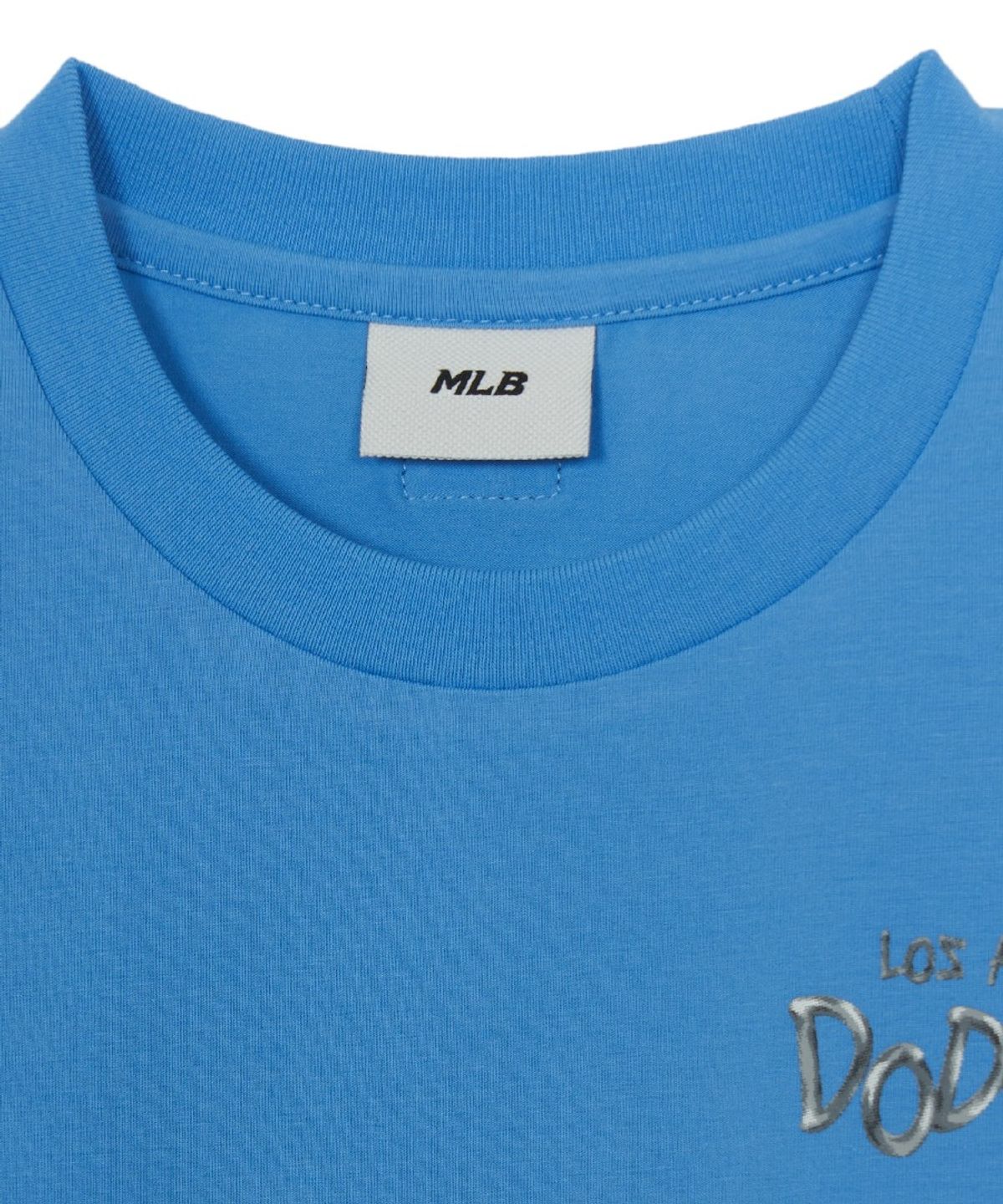엠엘비 키즈(MLB KIDS) 스트릿 베이직 레터링 아트웍 티셔츠 LA (L.Cobalt Blue)