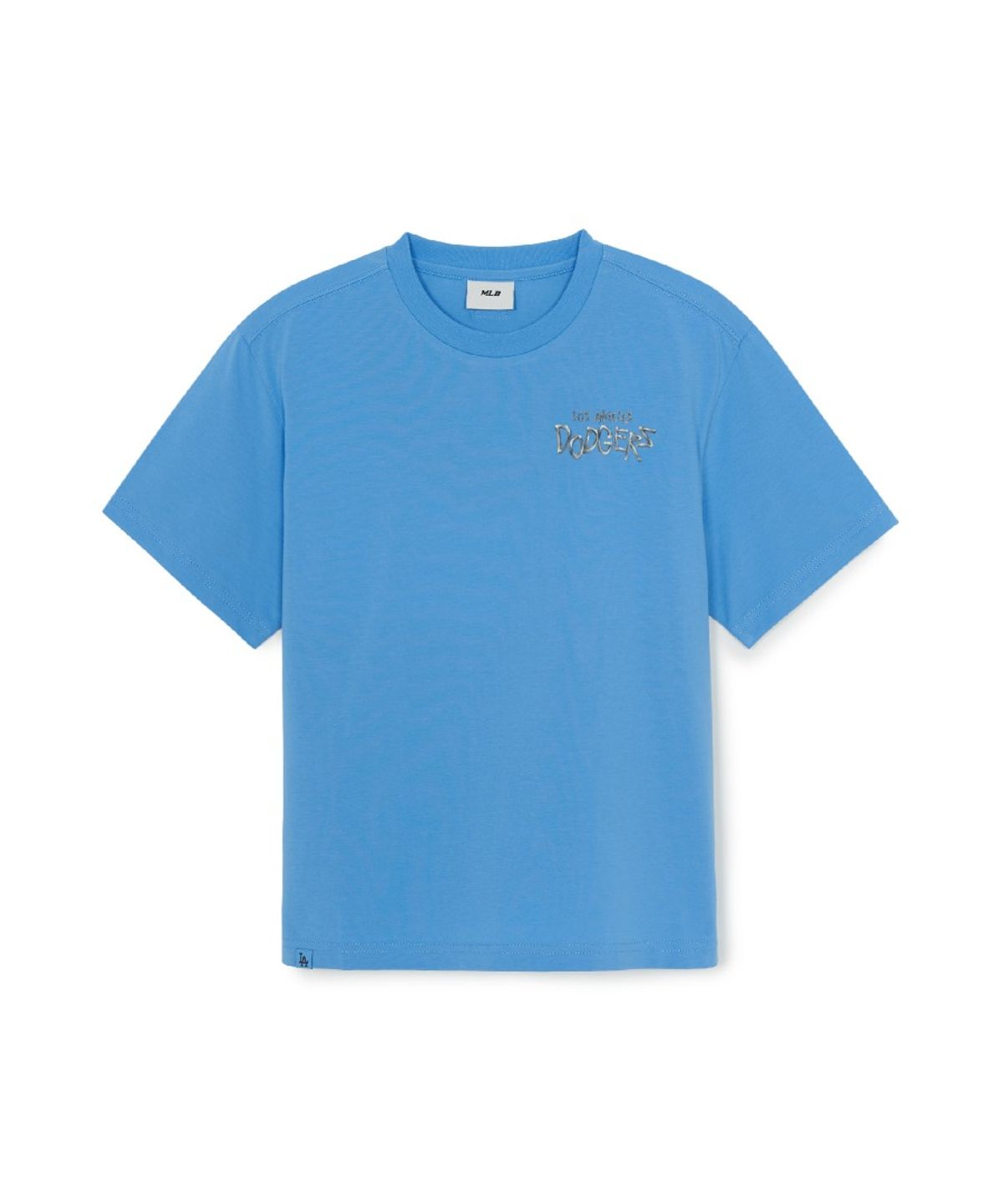 엠엘비 키즈(MLB KIDS) 스트릿 베이직 레터링 아트웍 티셔츠 LA (L.Cobalt Blue)
