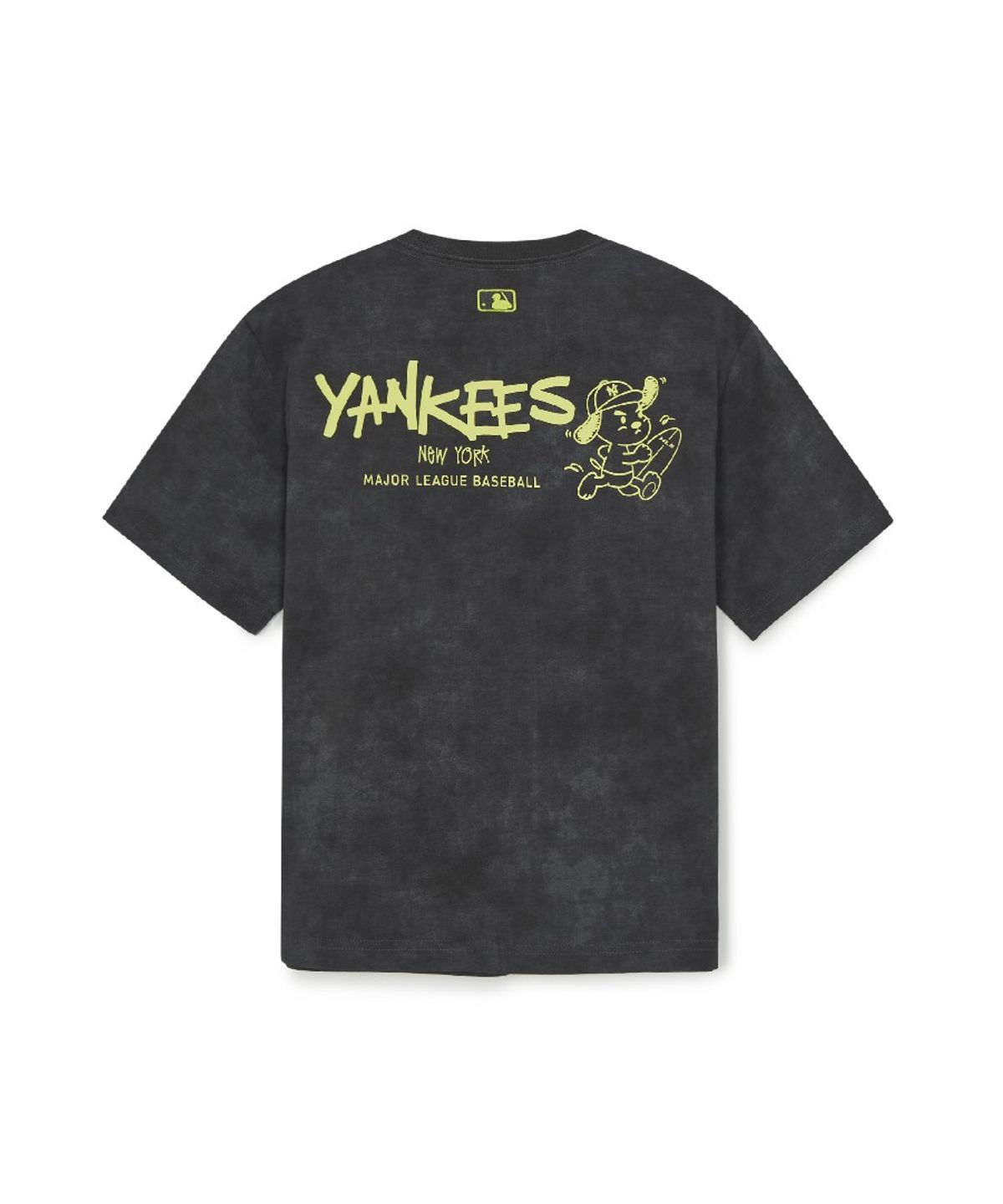 엠엘비 키즈(MLB KIDS) 스트릿 바크&바니 타이다이 DTP 티셔츠 NY (Charcoal)