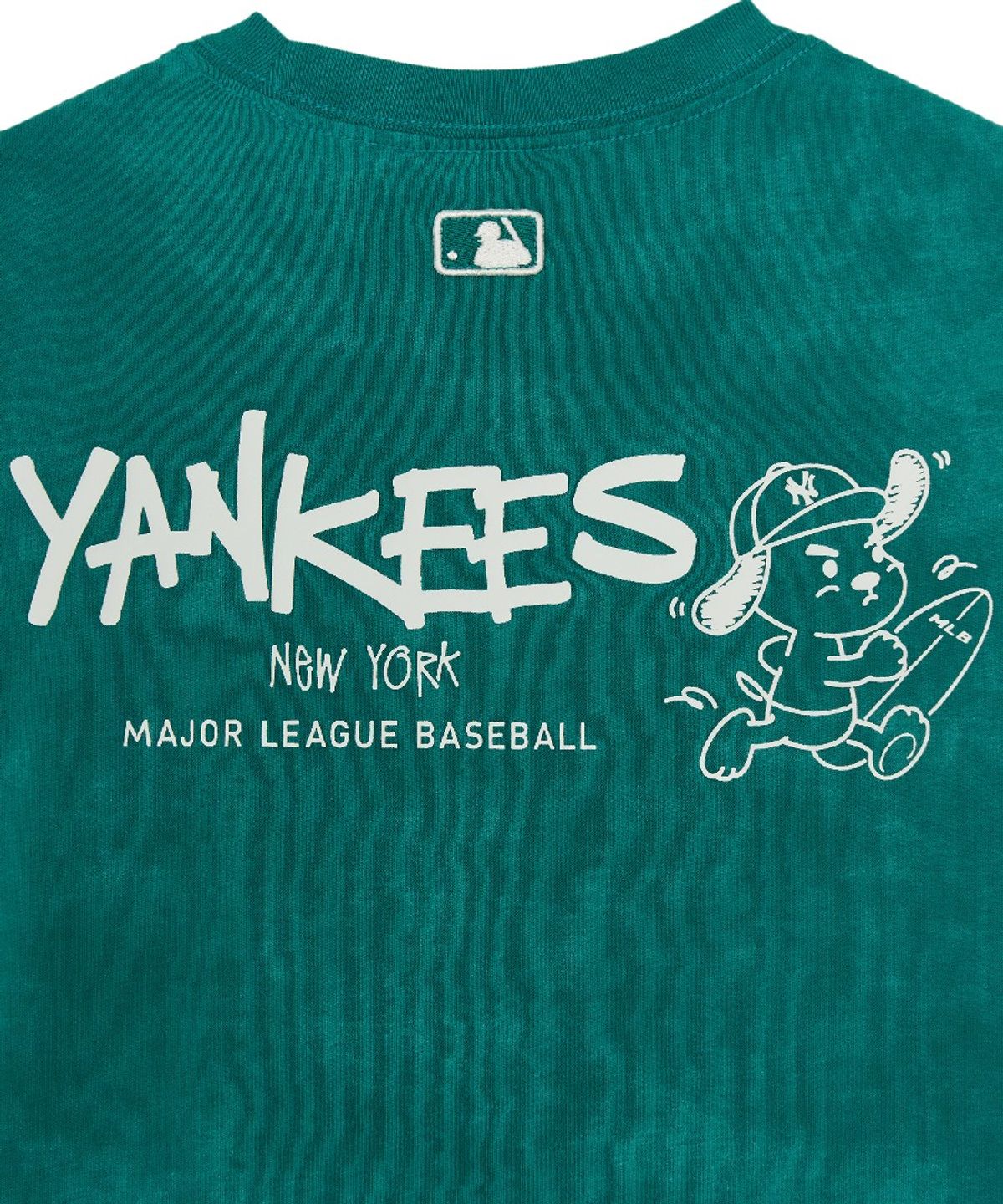 엠엘비 키즈(MLB KIDS) 스트릿 바크&바니 타이다이 DTP 티셔츠 NY (Green)