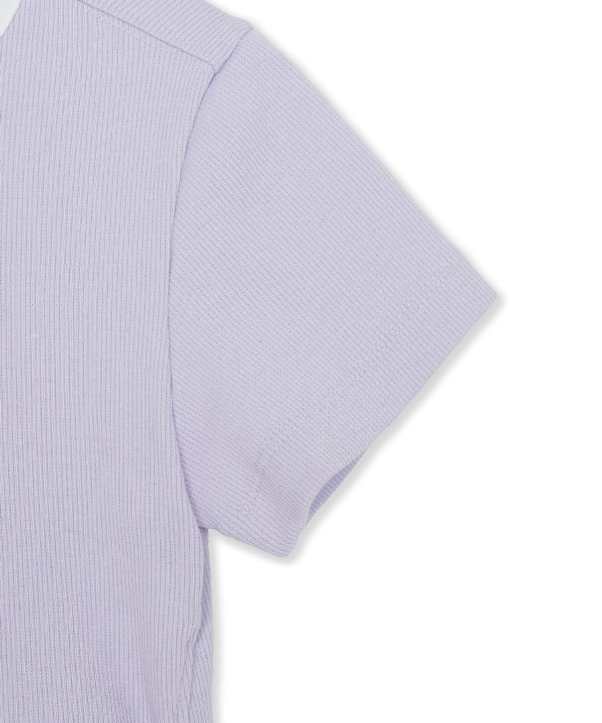 엠엘비 키즈(MLB KIDS) 걸즈 스포티브 베이직 여아 로고 링거티셔츠 BOS (Lavender)