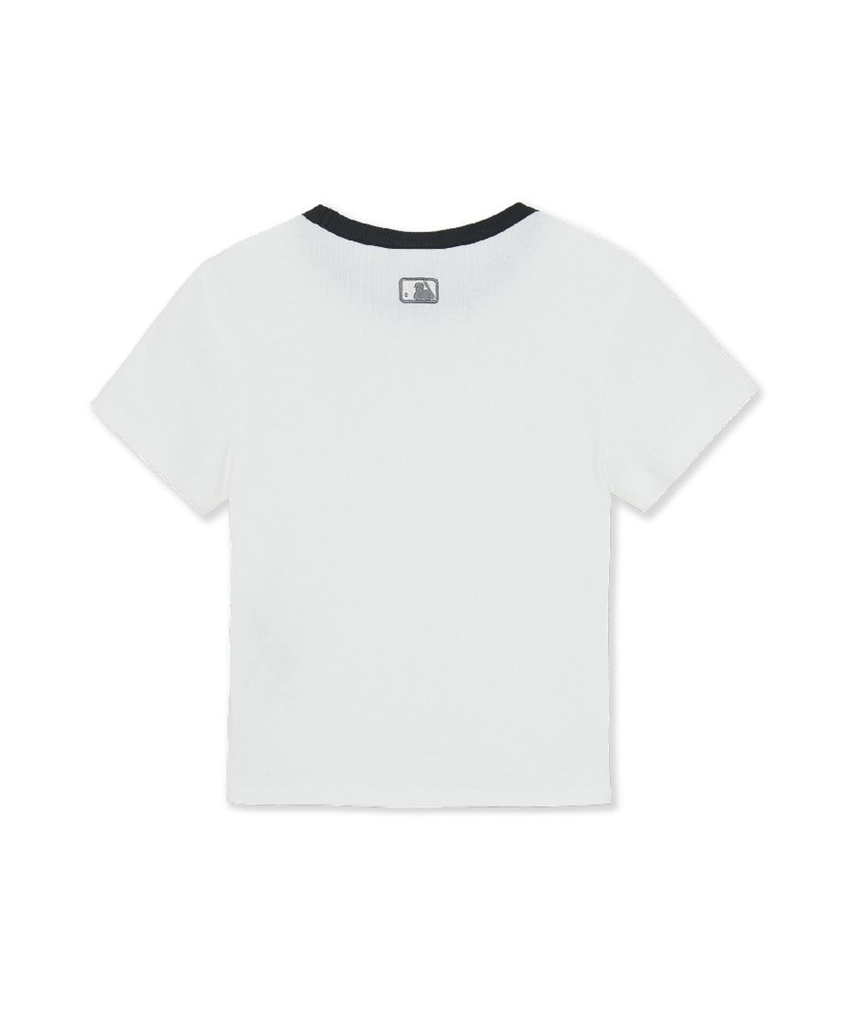 엠엘비 키즈(MLB KIDS) 걸즈 스포티브 베이직 여아 로고 링거티셔츠 NY (White)