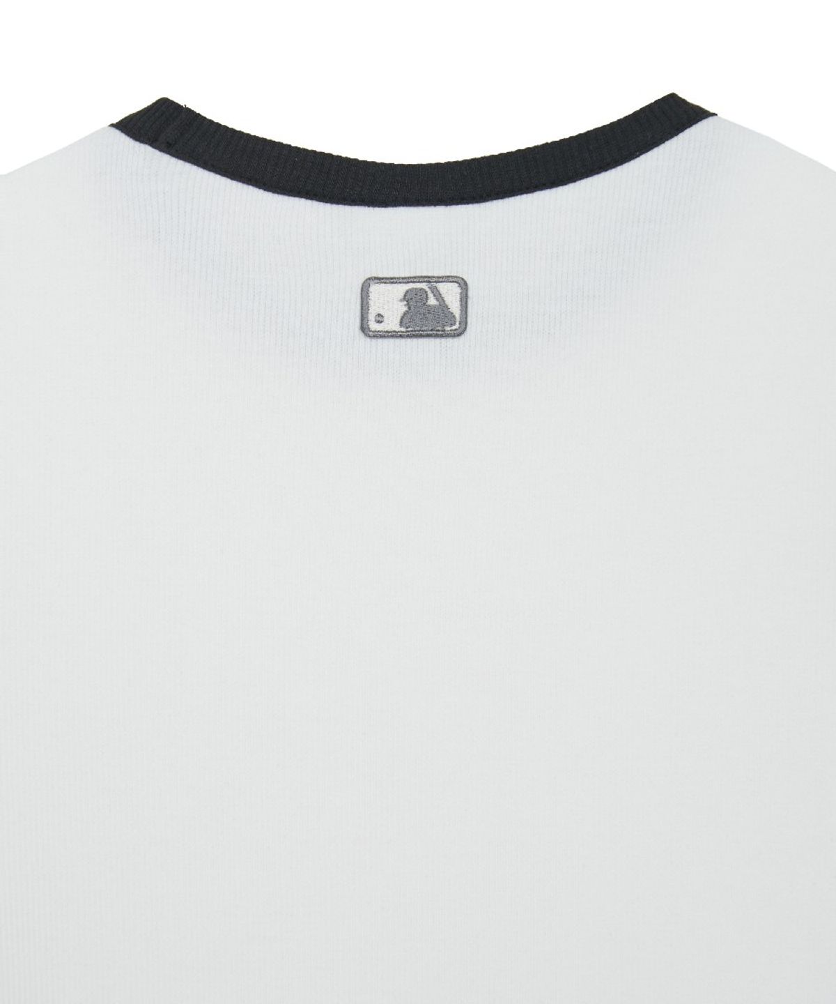 엠엘비 키즈(MLB KIDS) 걸즈 스포티브 베이직 여아 로고 링거티셔츠 NY (White)