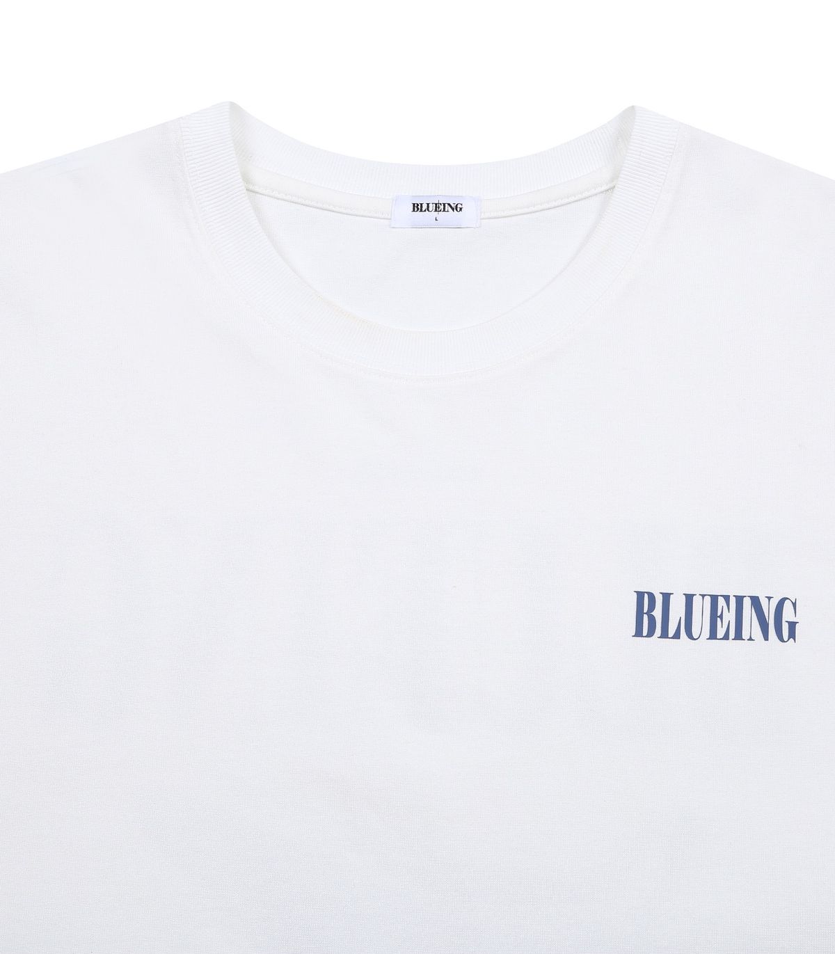 블루잉(BLUEING) BLUEING WHALE GRAPHIC LOGO TEE [WHITE]
