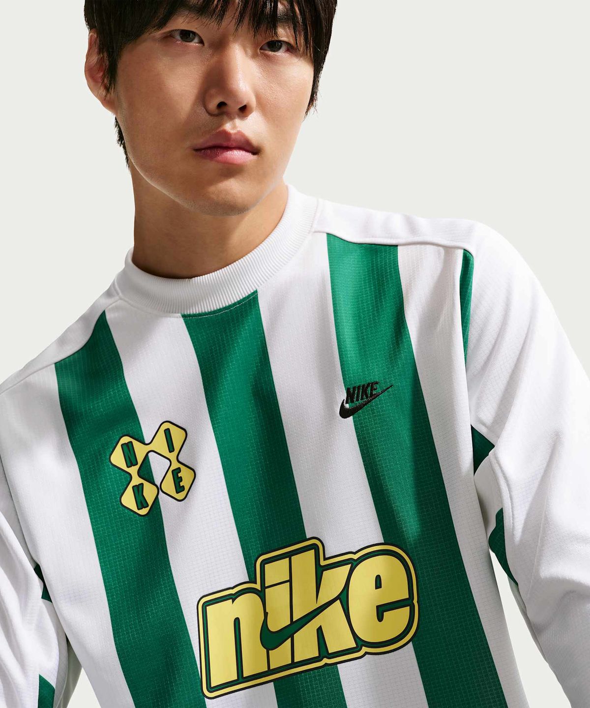 나이키(NIKE) 스포츠웨어 클럽 골키퍼 탑 M - 말라카이트:화이트:라이트닝 / II4366-365