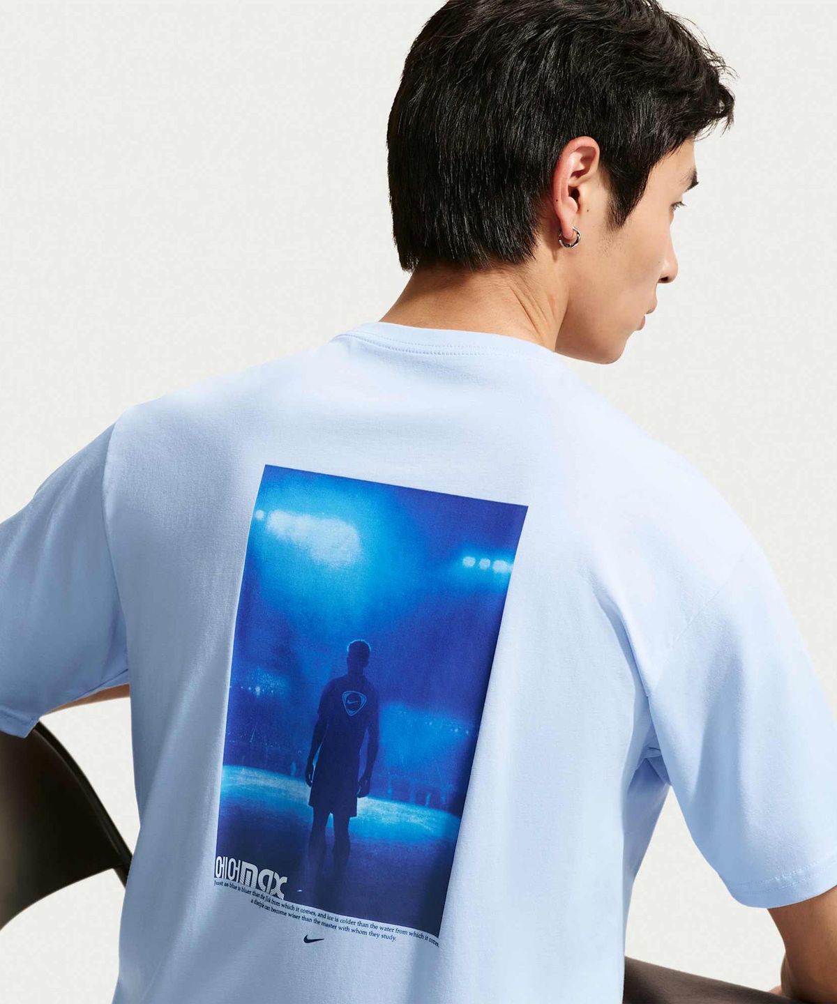 나이키(NIKE) 스포츠웨어 티셔츠 M - 하이드로젠 블루 / IR6812-407