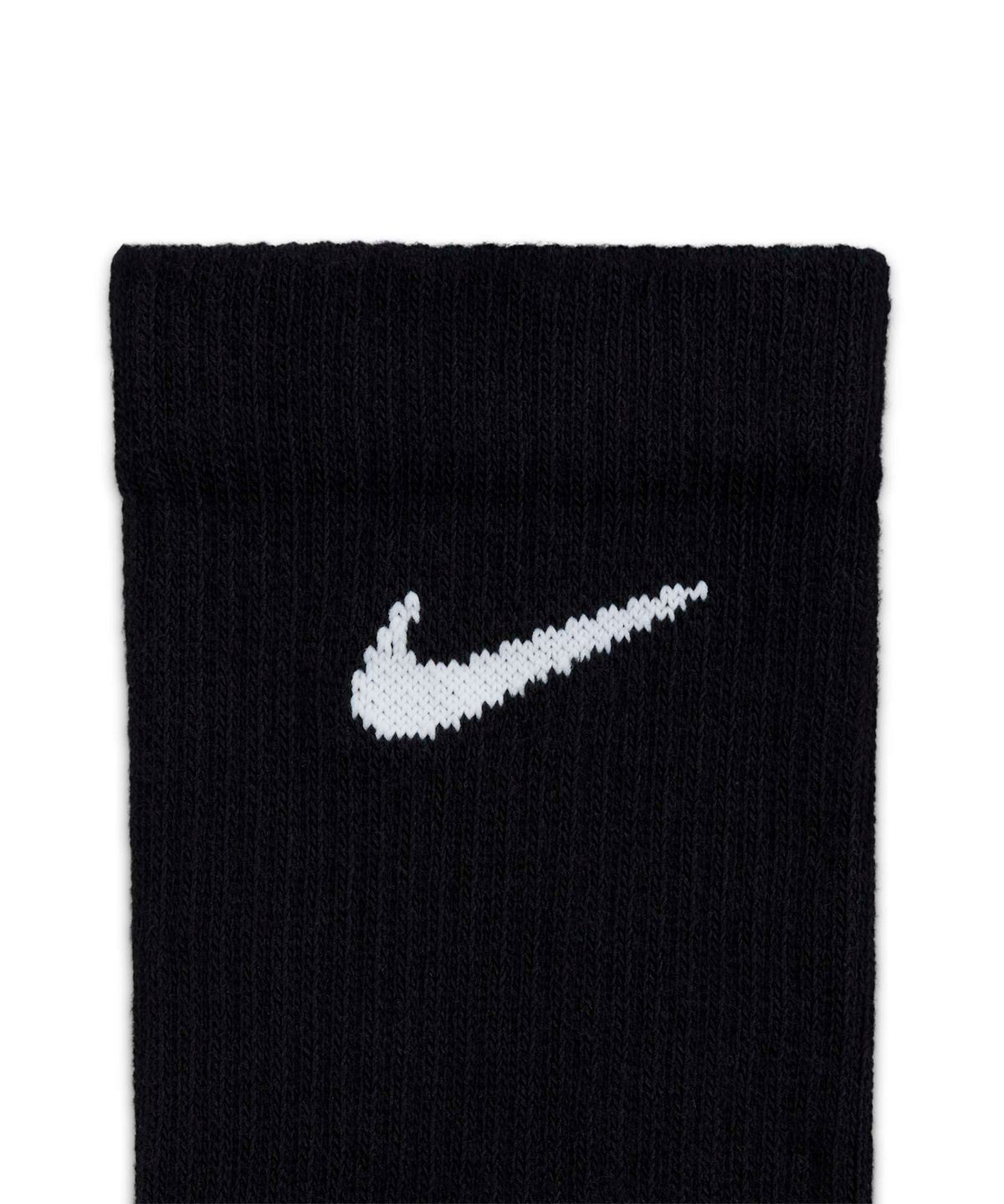나이키(NIKE) 에브리데이 엘리베이티드 크루 삭스(3켤레) - 블랙 / HQ4335-902