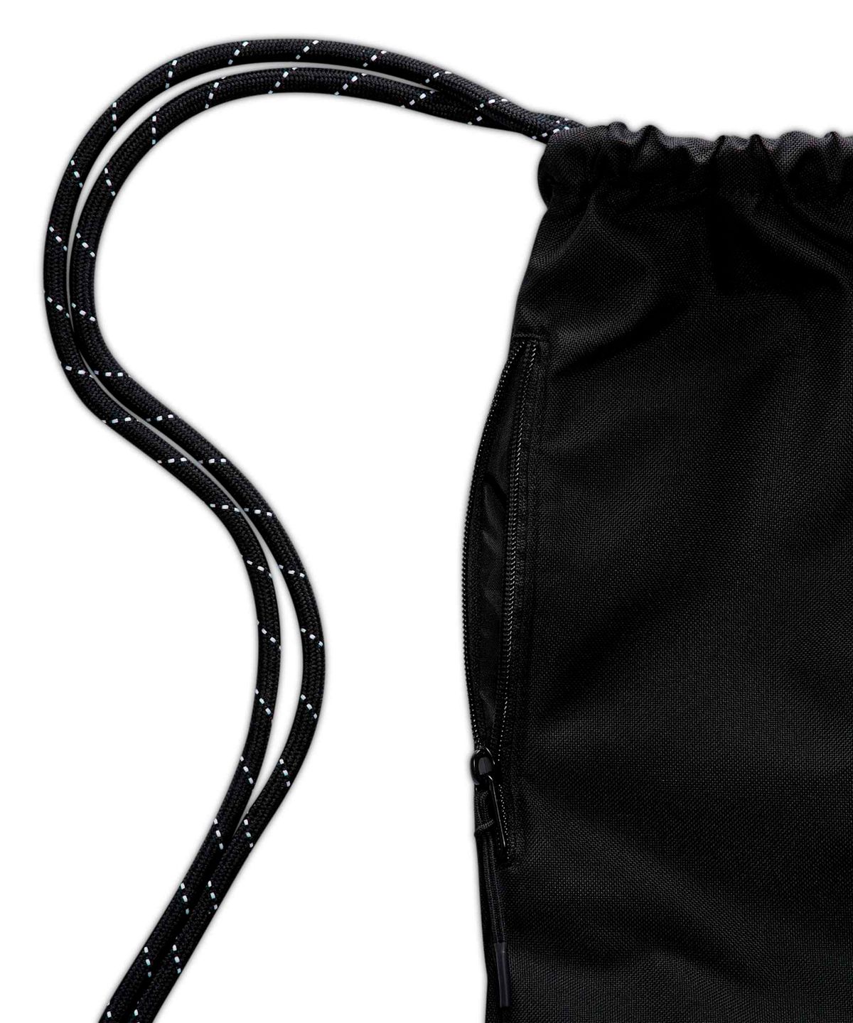 나이키(NIKE) 헤리티지 2.0 드로스트링 백(12L) - 블랙:화이트 / IB4356-010