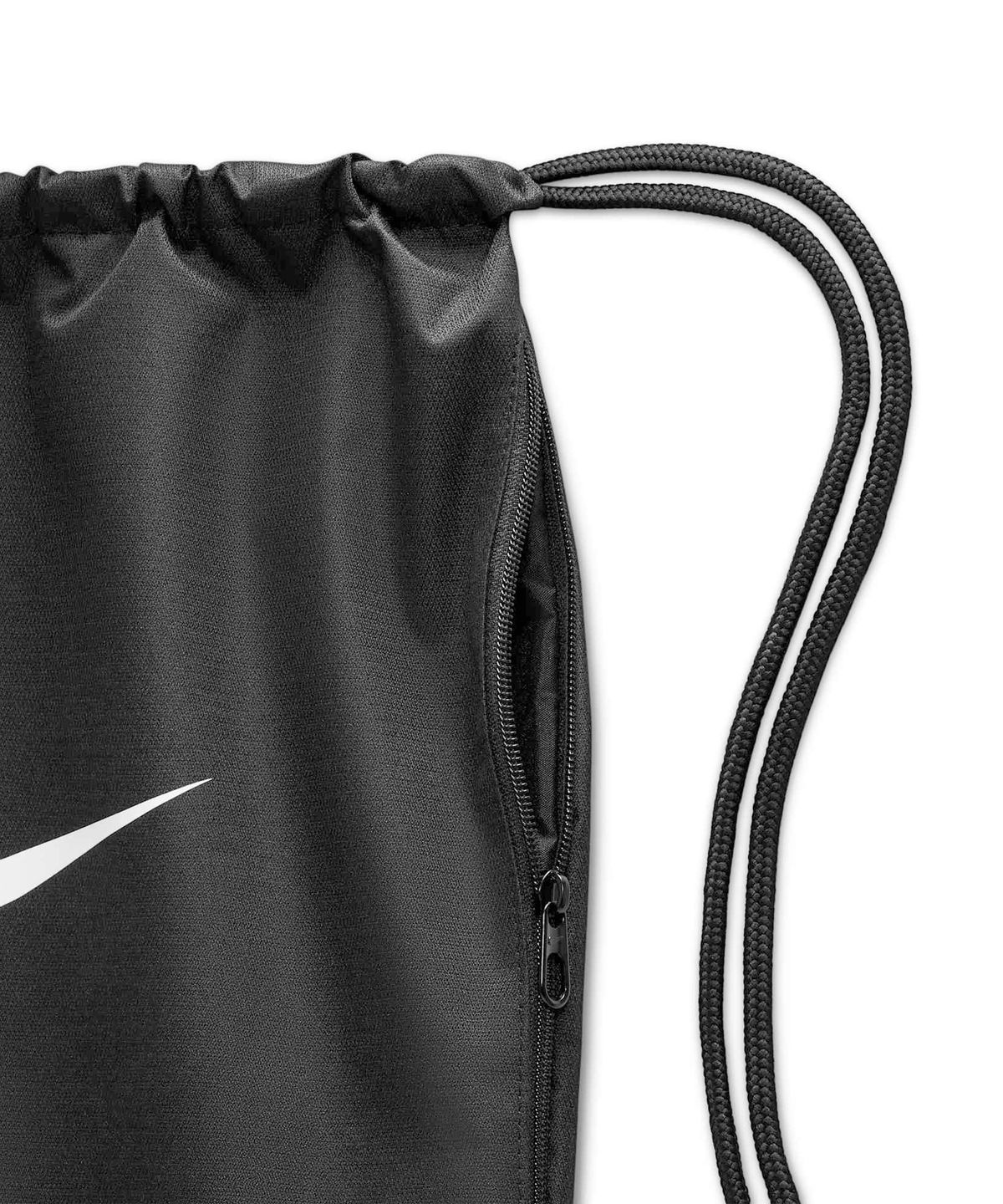 나이키(NIKE) 브라질리아 드로스트링 백(18L) - 블랙:화이트 / IB4409-010