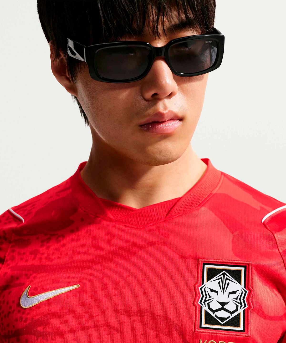 나이키(NIKE) 대한민국 2026 스타디움 홈 드라이 핏 축구 레플리카 저지 M - 글로벌 레드:블랙:화이트:클럽 골드 / IB5328-679