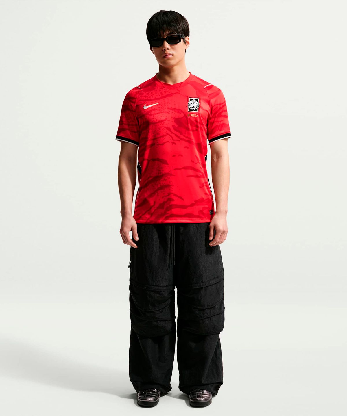 나이키(NIKE) 대한민국 2026 스타디움 홈 드라이 핏 축구 레플리카 저지 M - 글로벌 레드:블랙:화이트:클럽 골드 / IB5328-679