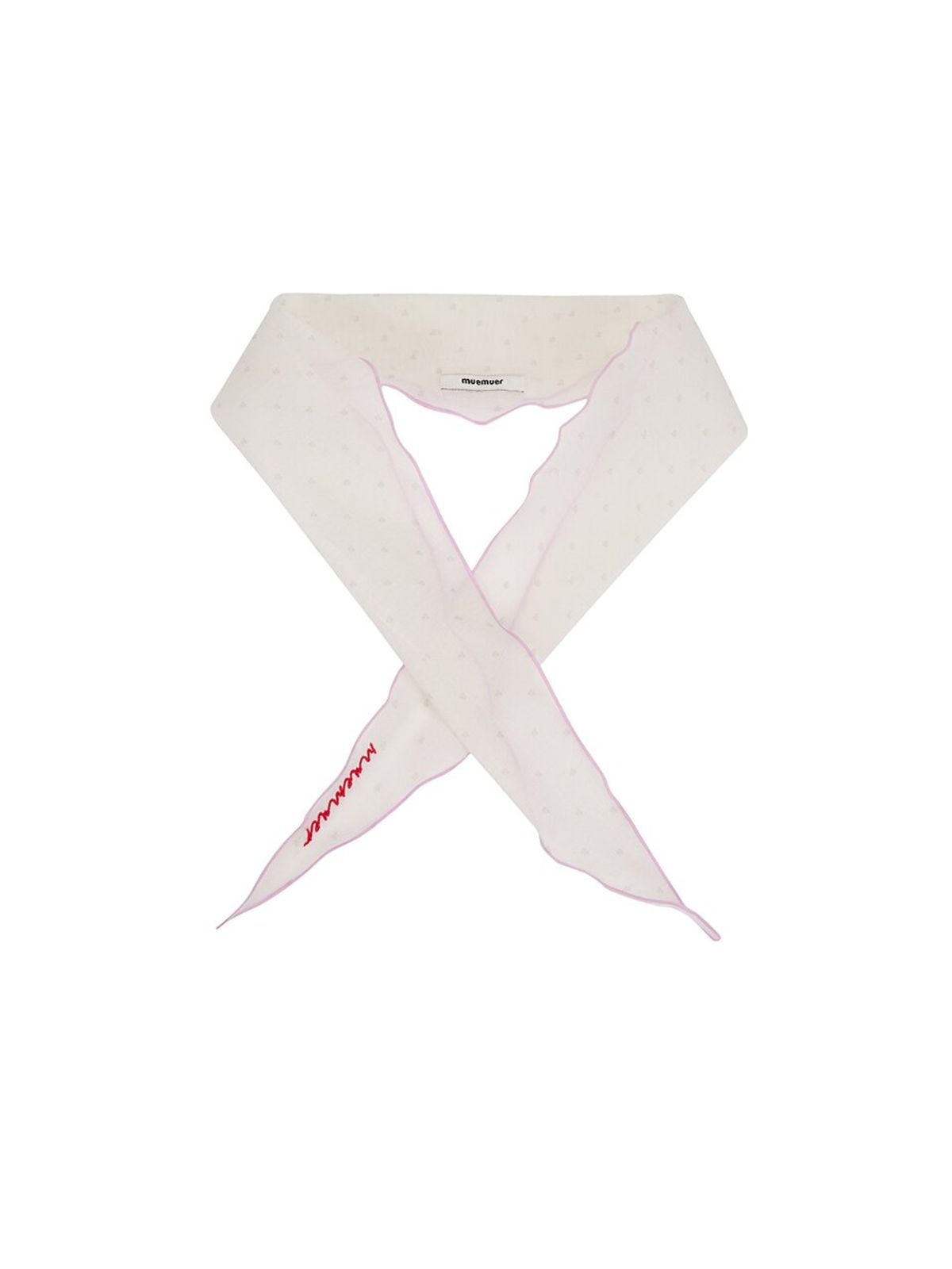 뮈뮈에르(MUEMUER) Clover Pattern Scarf MU2611SC101M
