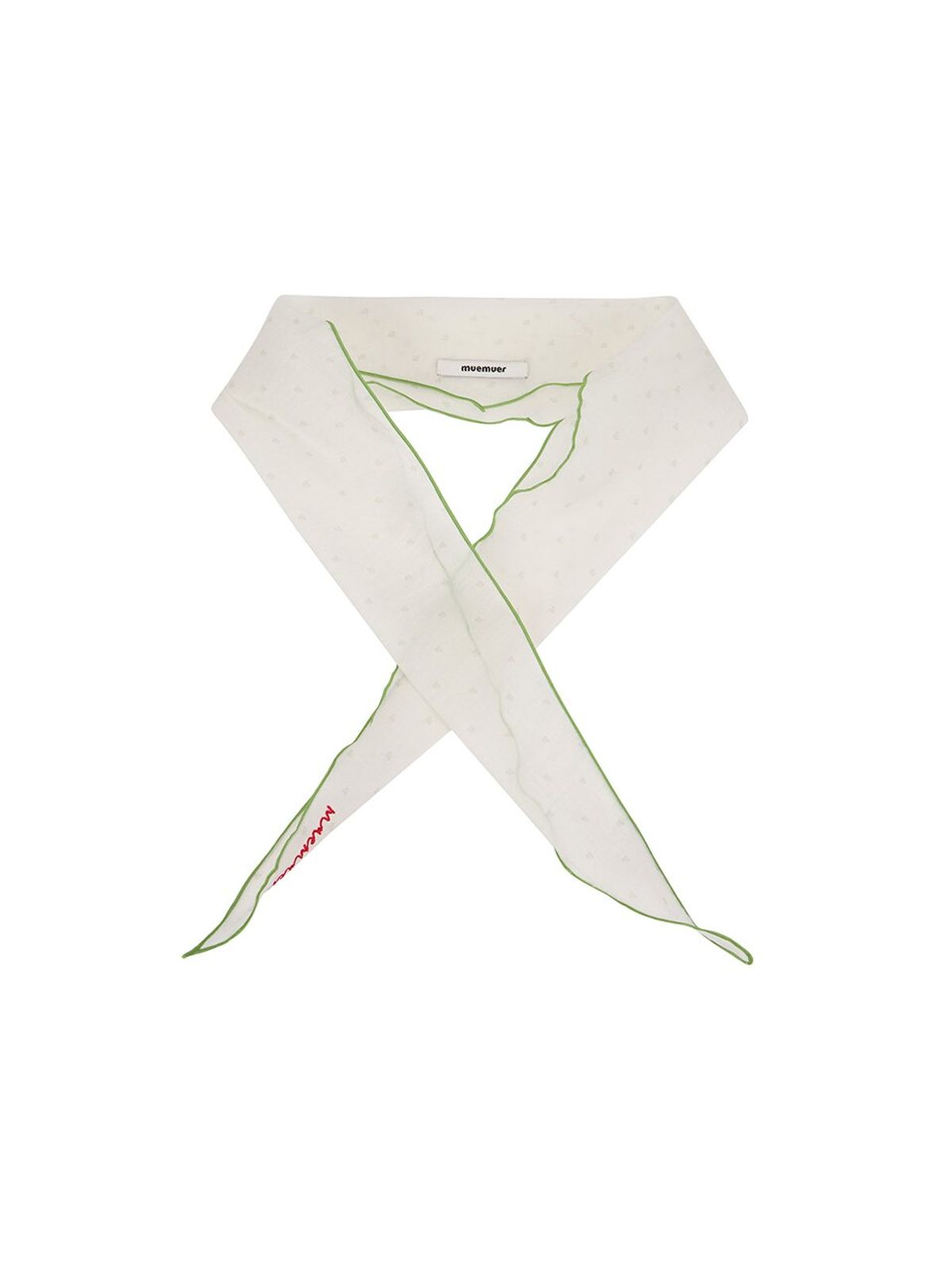 뮈뮈에르(MUEMUER) Clover Pattern Scarf MU2611SC101M