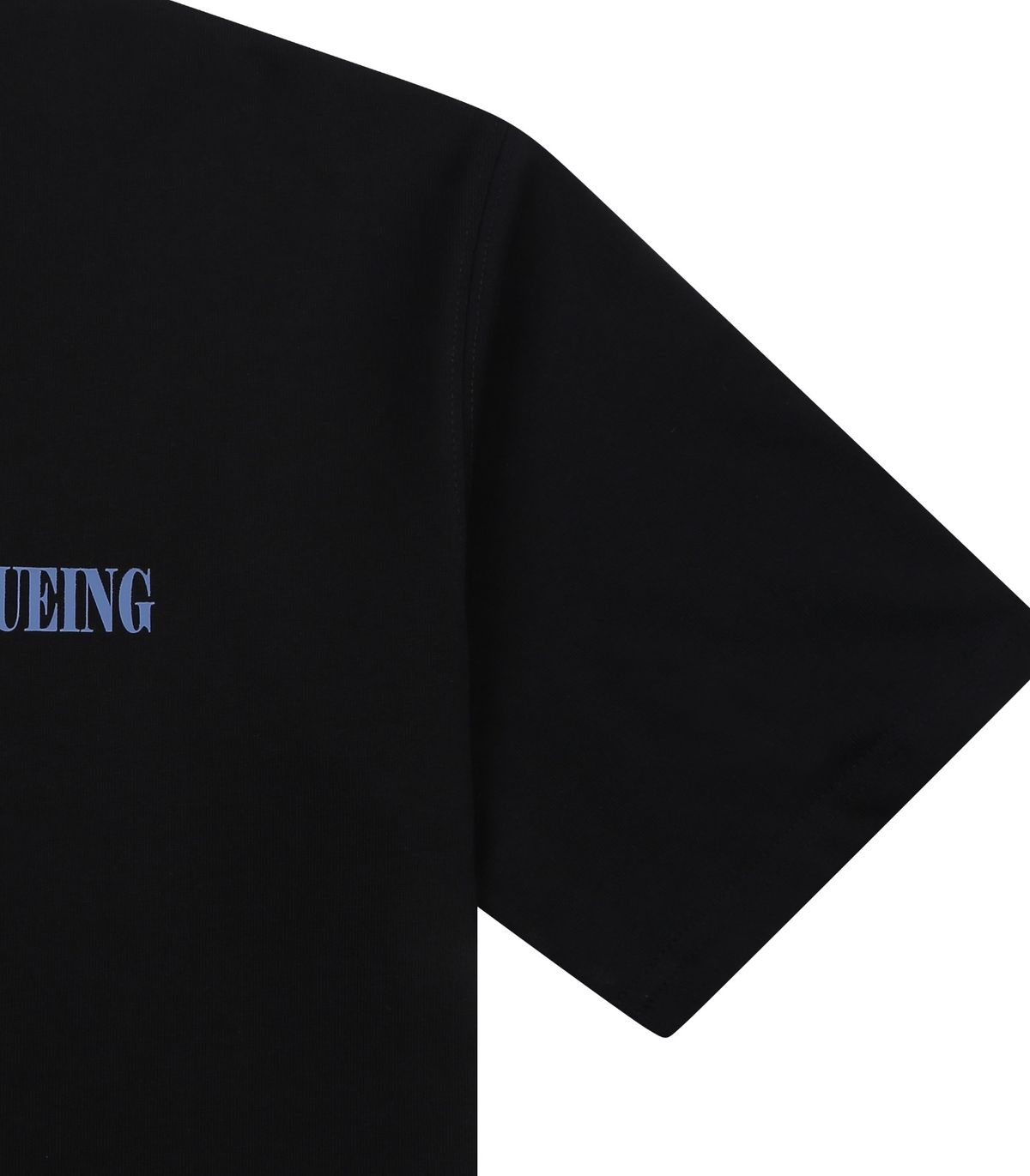블루잉(BLUEING) BLUEING WHALE GRAPHIC LOGO TEE [BLACK]