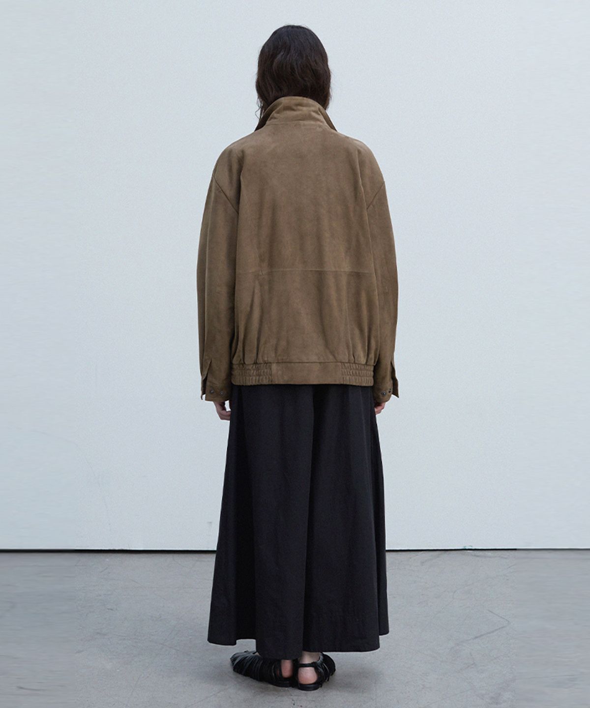 베르데마르(VERDEMAR) Suede Heritage Bomber Jacket_Mocha Mousse