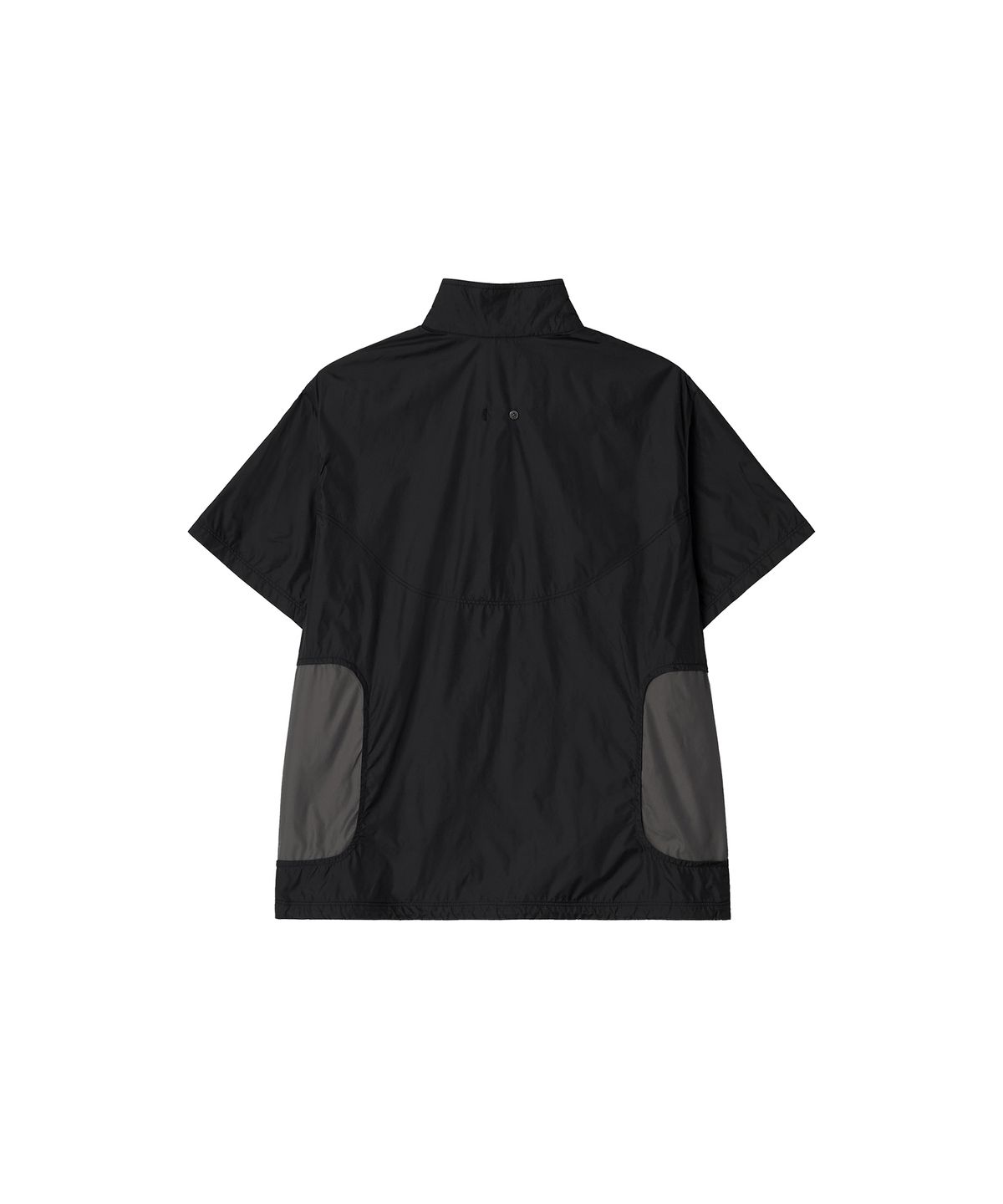 웰빙익스프레스(WELLBEING EXPRESS) Light Nylon Half Sleeve Zipup Black