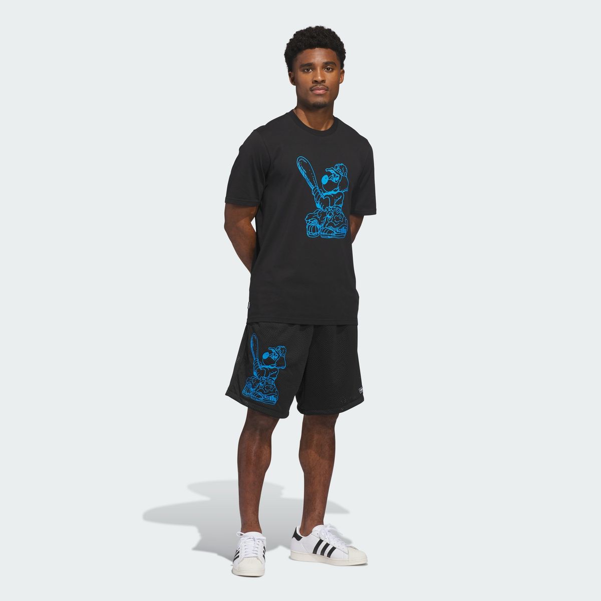 아디다스(ADIDAS) 스케이트보딩 x 코건컬트 농구 쇼츠 KC6308