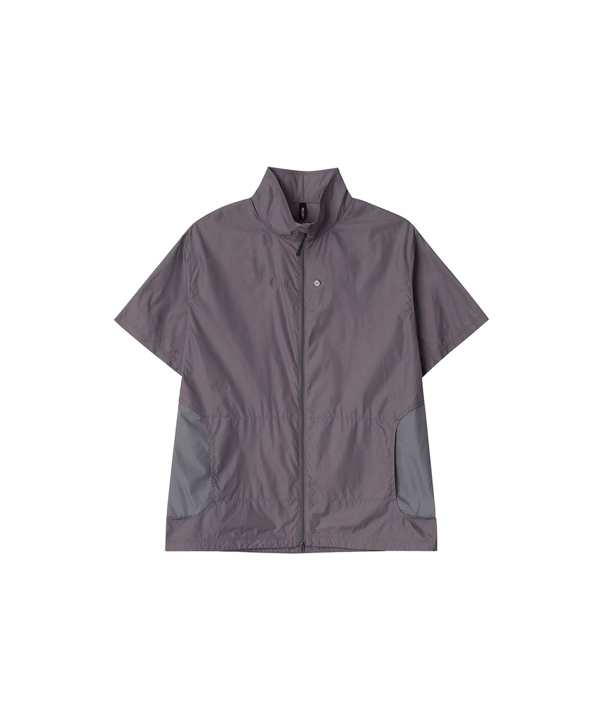 웰빙익스프레스(WELLBEING EXPRESS) Light Nylon Half Sleeve Zipup Purple