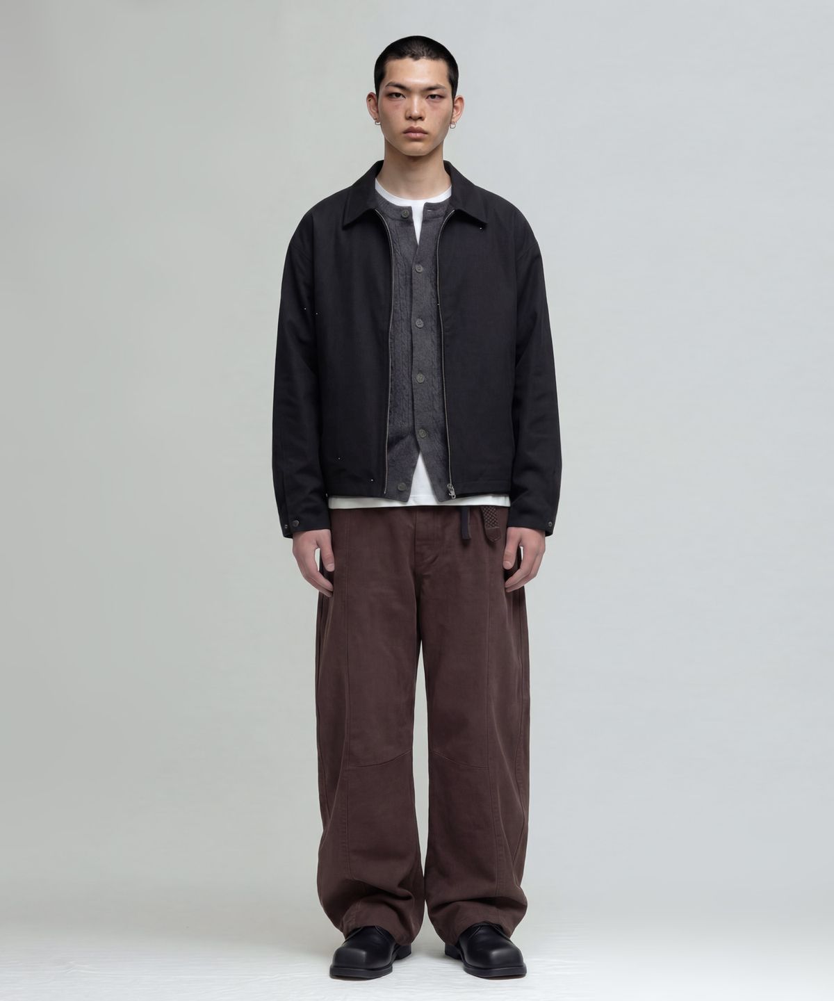 베리베인(VERYVAIN) SIGNATURE BOSTON JACKET (BLACK)
