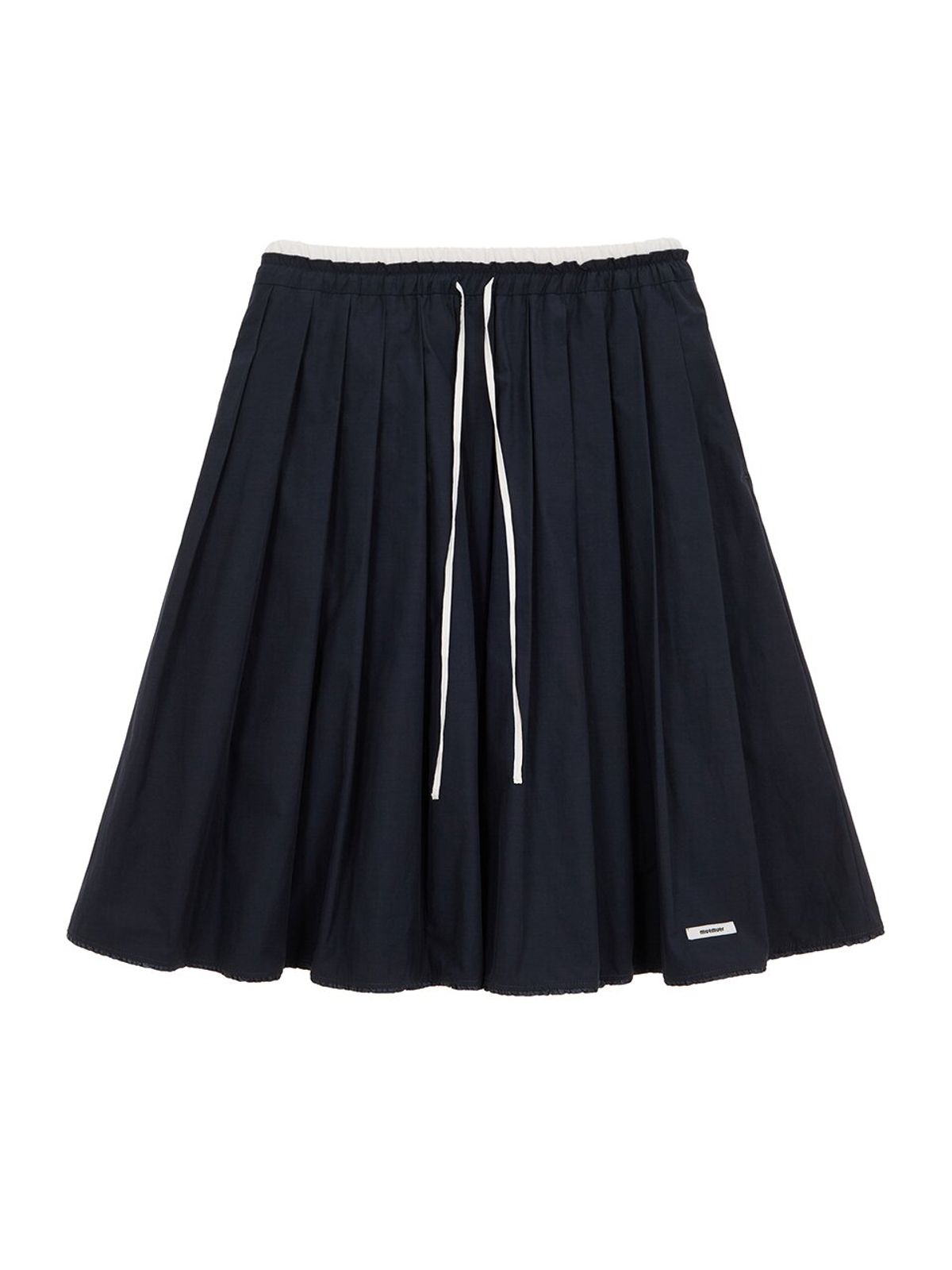 뮈뮈에르(MUEMUER) Banding Color-Blocked Flare Skirt MU2611SK101M