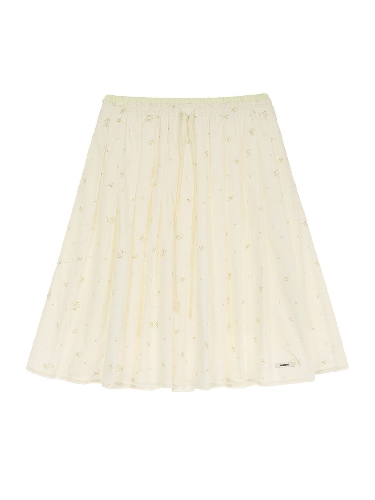 뮈뮈에르(MUEMUER) Banding Color-Blocked Flare Skirt MU2611SK101M