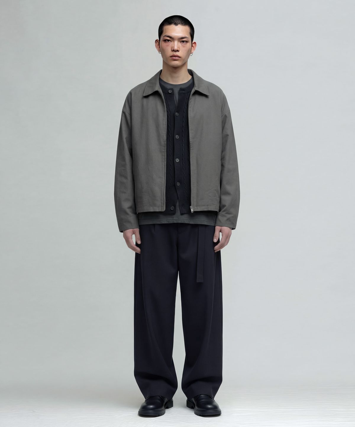 베리베인(VERYVAIN) SIGNATURE BOSTON JACKET (GRAY)