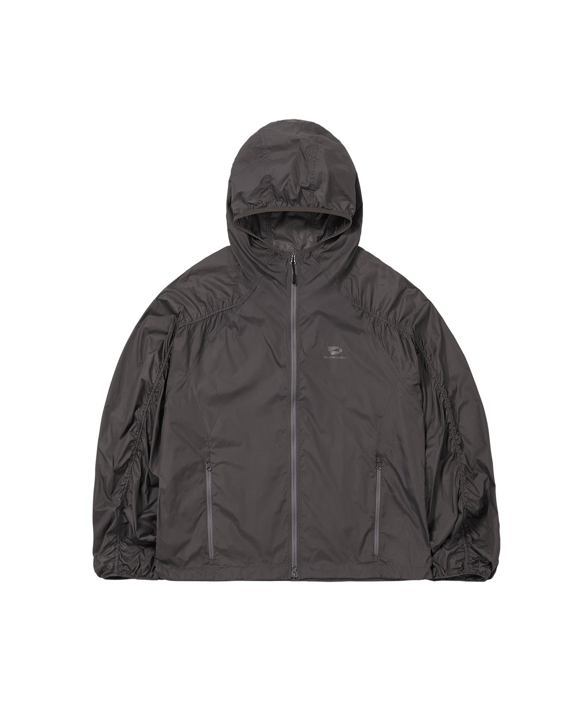 웰빙익스프레스(WELLBEING EXPRESS) Light Nylon Windbreaker Charcoal