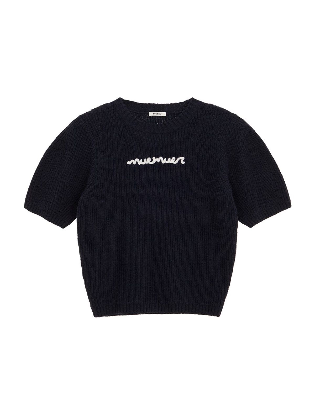 뮈뮈에르(MUEMUER) Muemuer Lettering Boucle Pullover MU2611PO104M