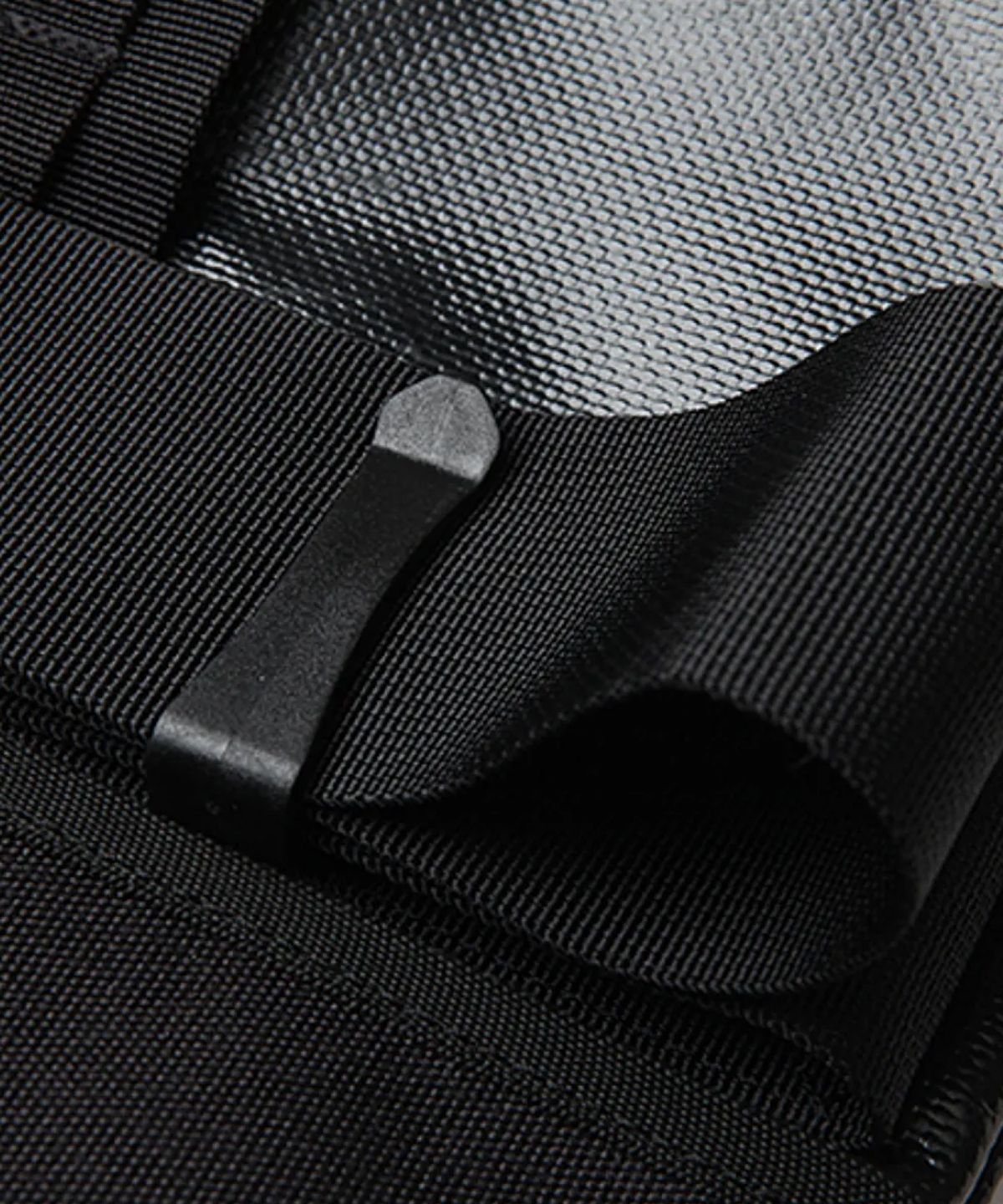 티레벨(T-LEVEL) Stance Roll Top Waist Bag Black
