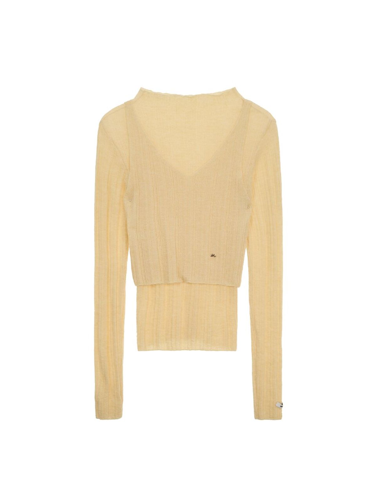 뮈뮈에르(MUEMUER) Snug Slim Pullover & Bustier SET MU2611PO105M