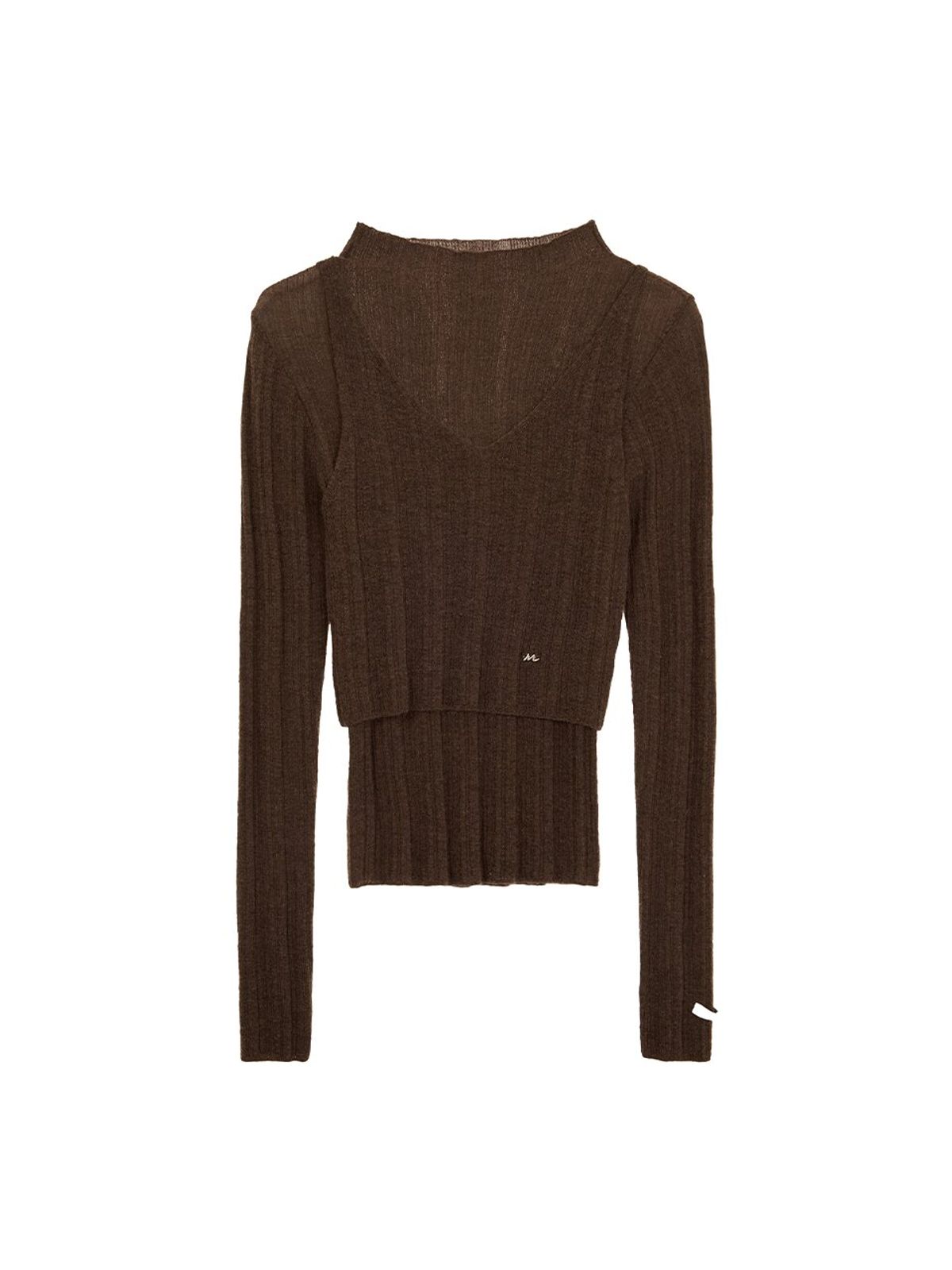 뮈뮈에르(MUEMUER) Snug Slim Pullover & Bustier SET MU2611PO105M