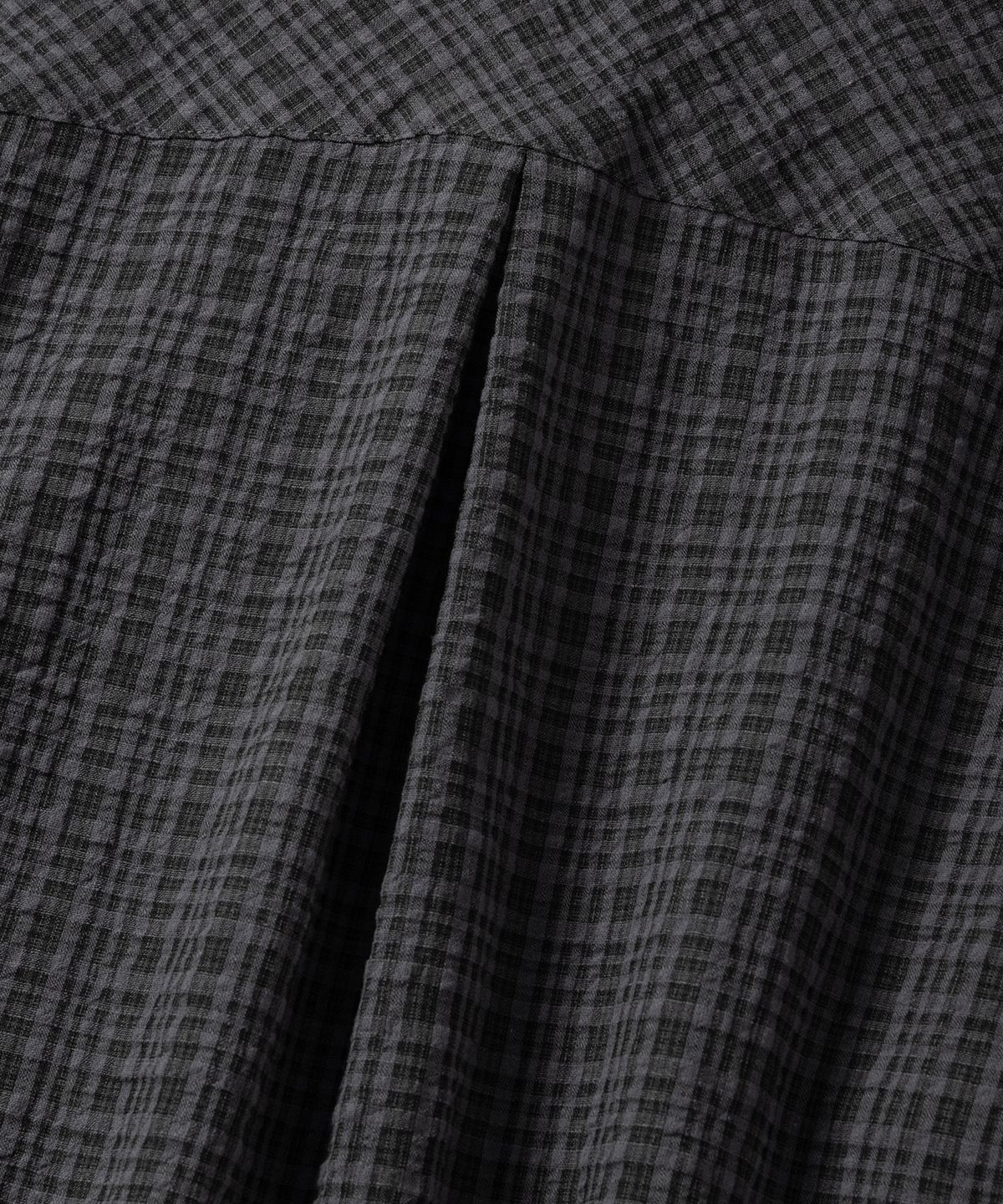 넌블랭크(NONBLANK) 블렌디드 체크 LS 셔츠_GREY