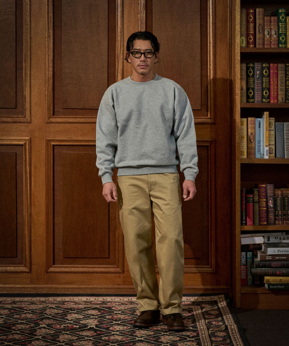 브론슨(BRONSON) 17.5oz Basic Sweatshirt KR Ver. Oatmeal
